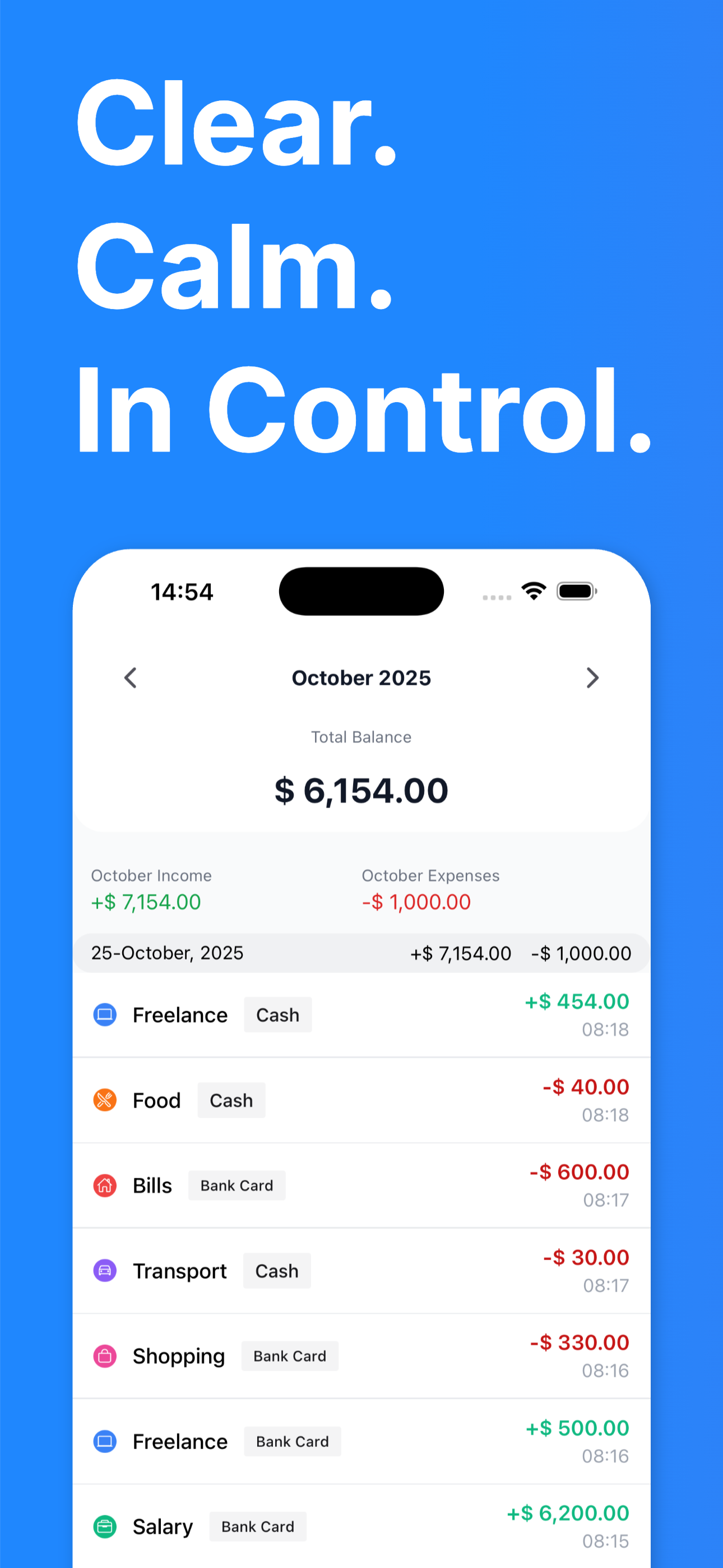 Balanz AI — Money tracker screenshot 1