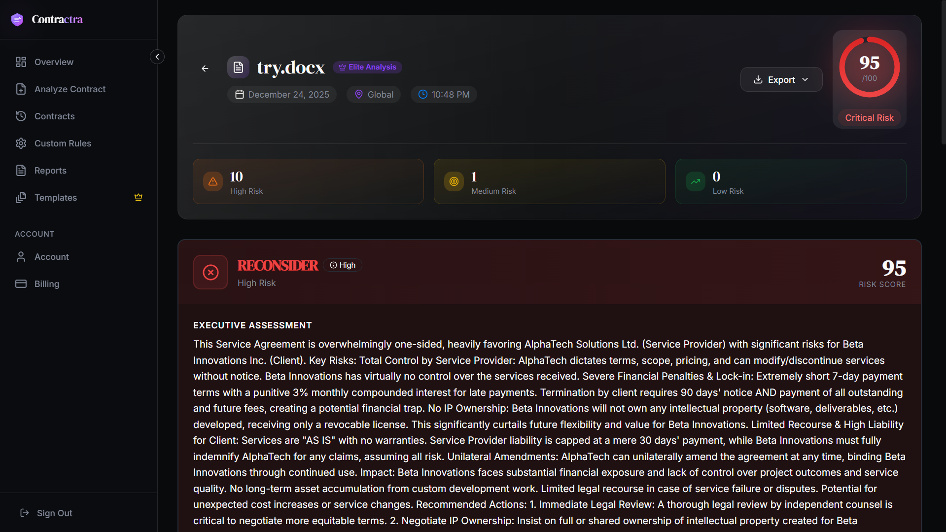 Contractra screenshot 5