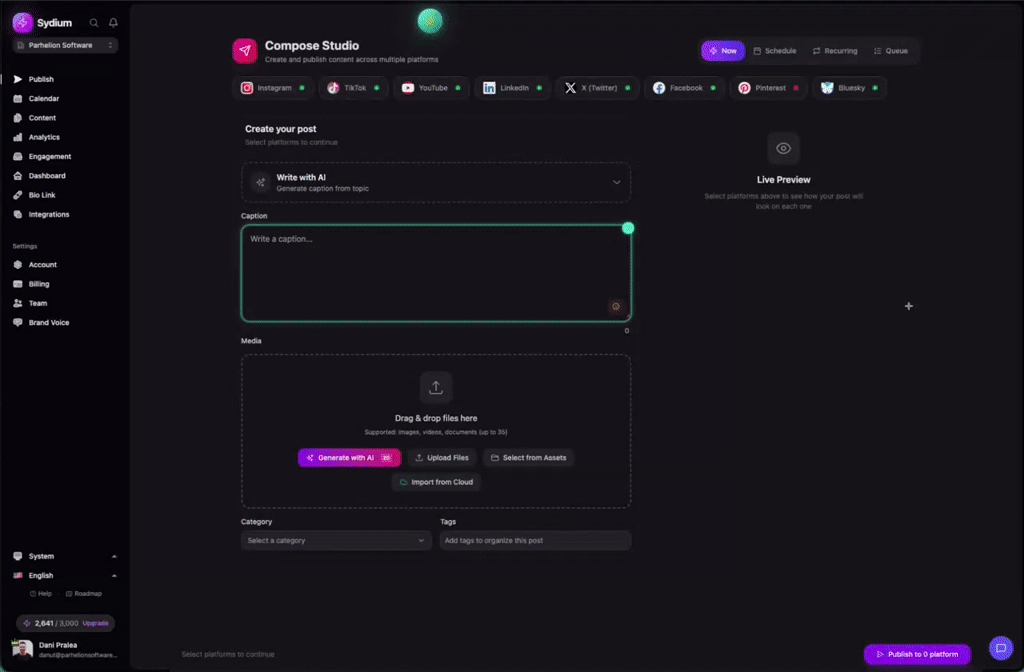 Sydium screenshot 2