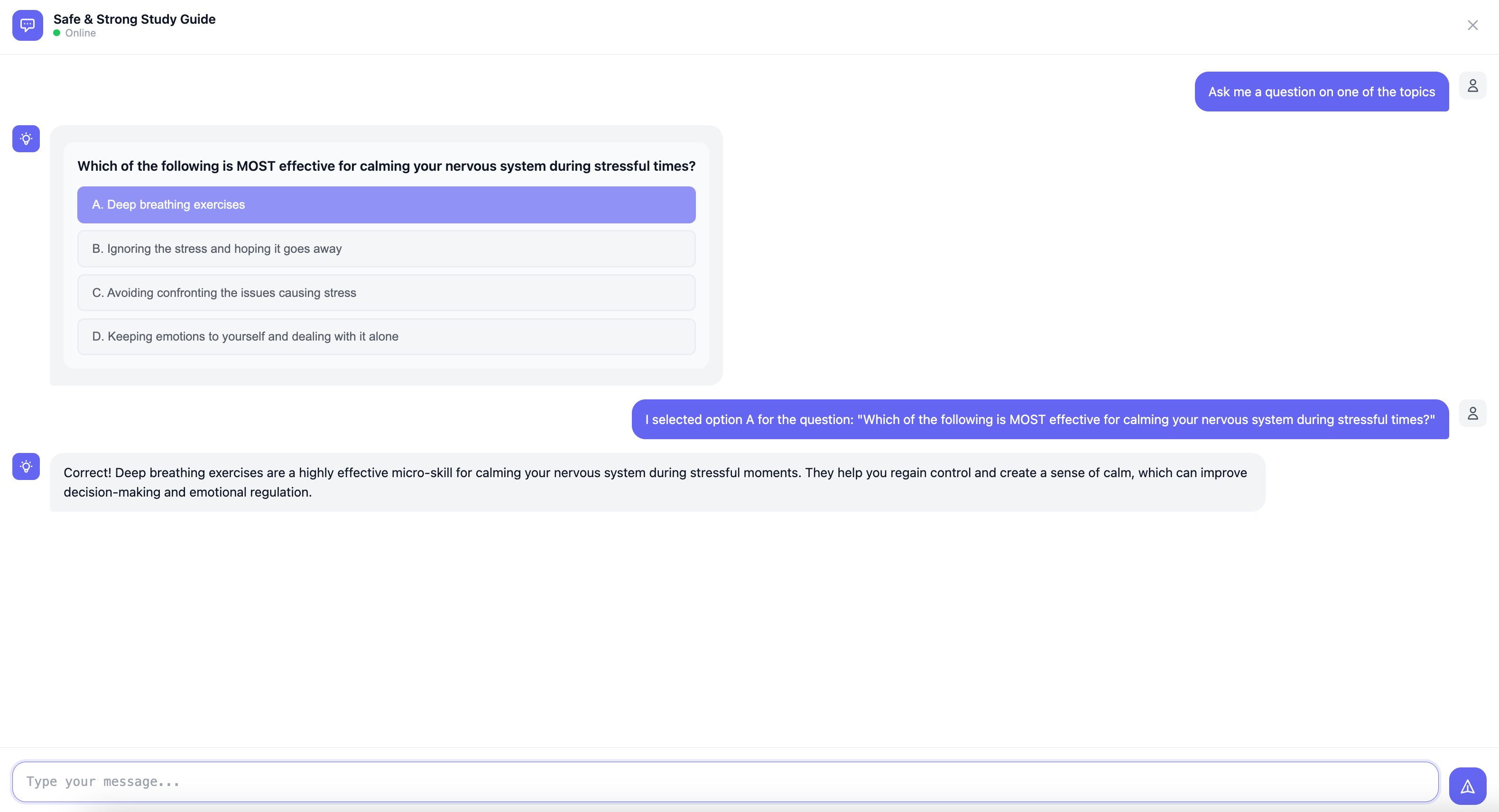 CourseIQ screenshot 2