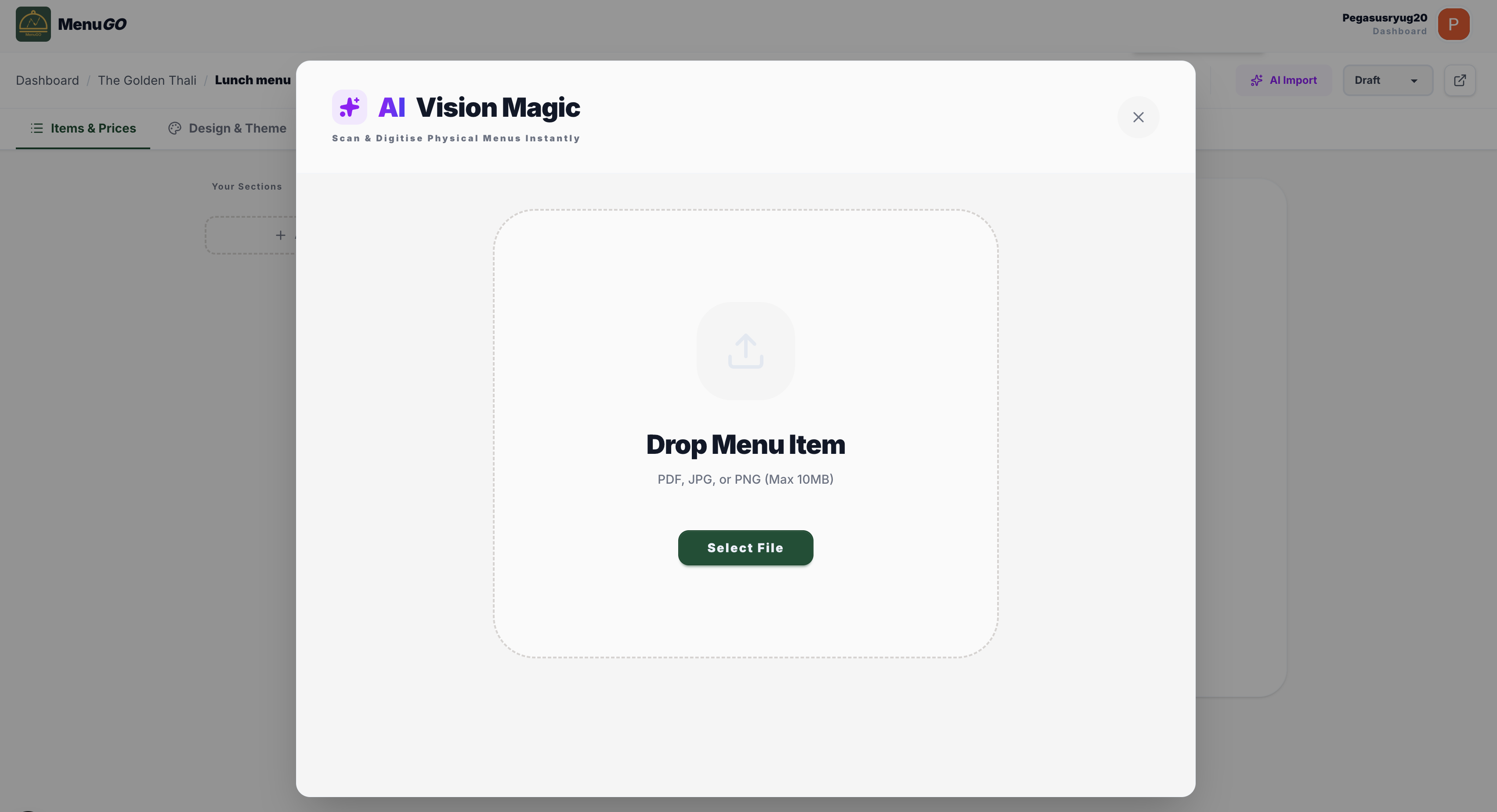 MenuGo screenshot 2