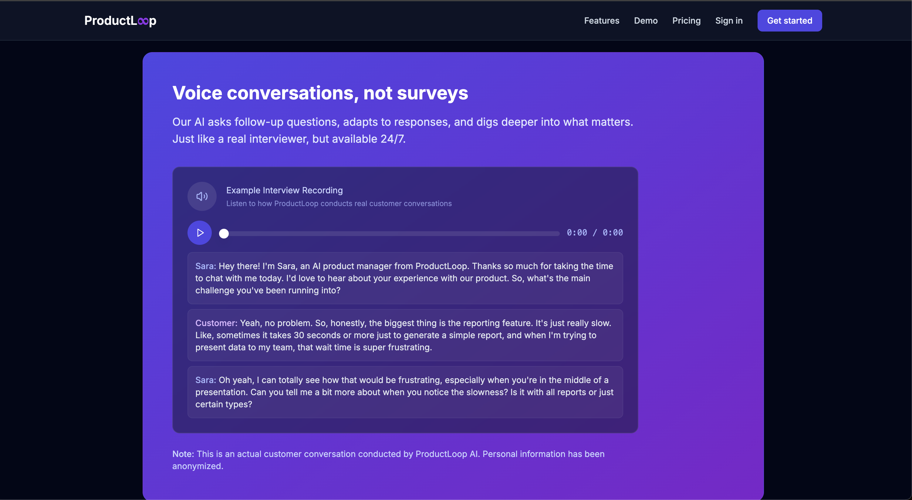 Product Loop screenshot 1
