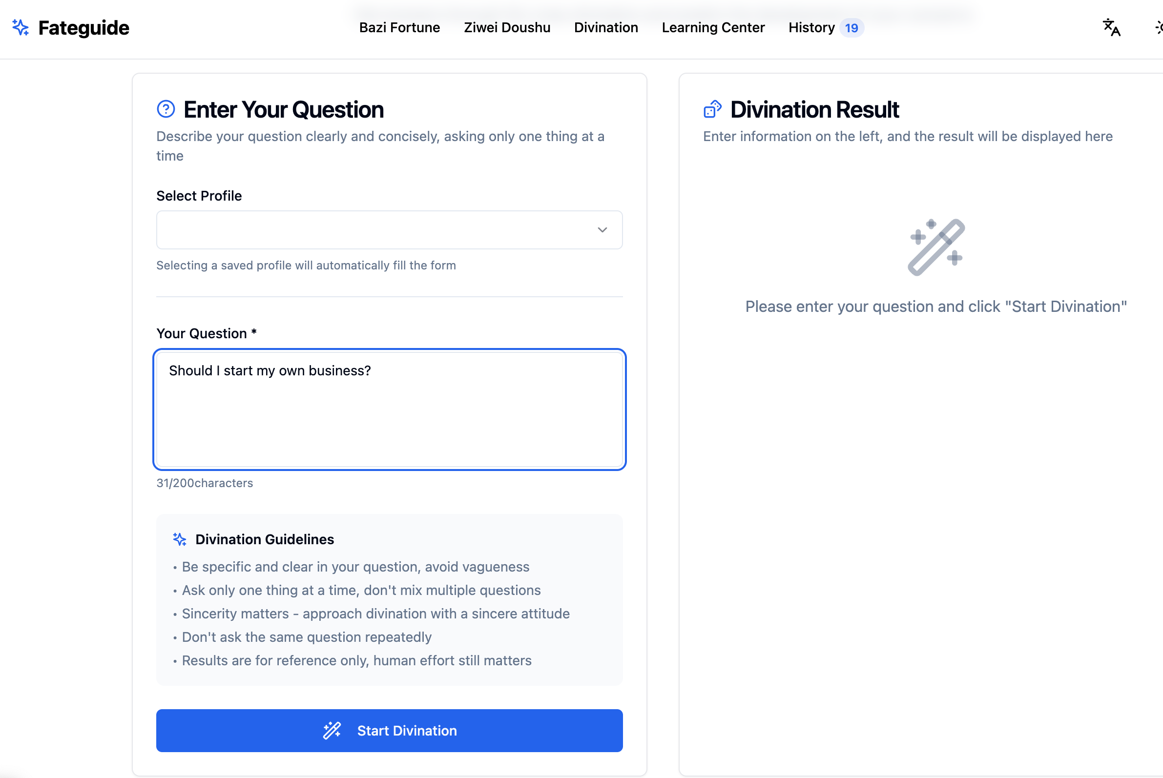 FateGuide screenshot 2