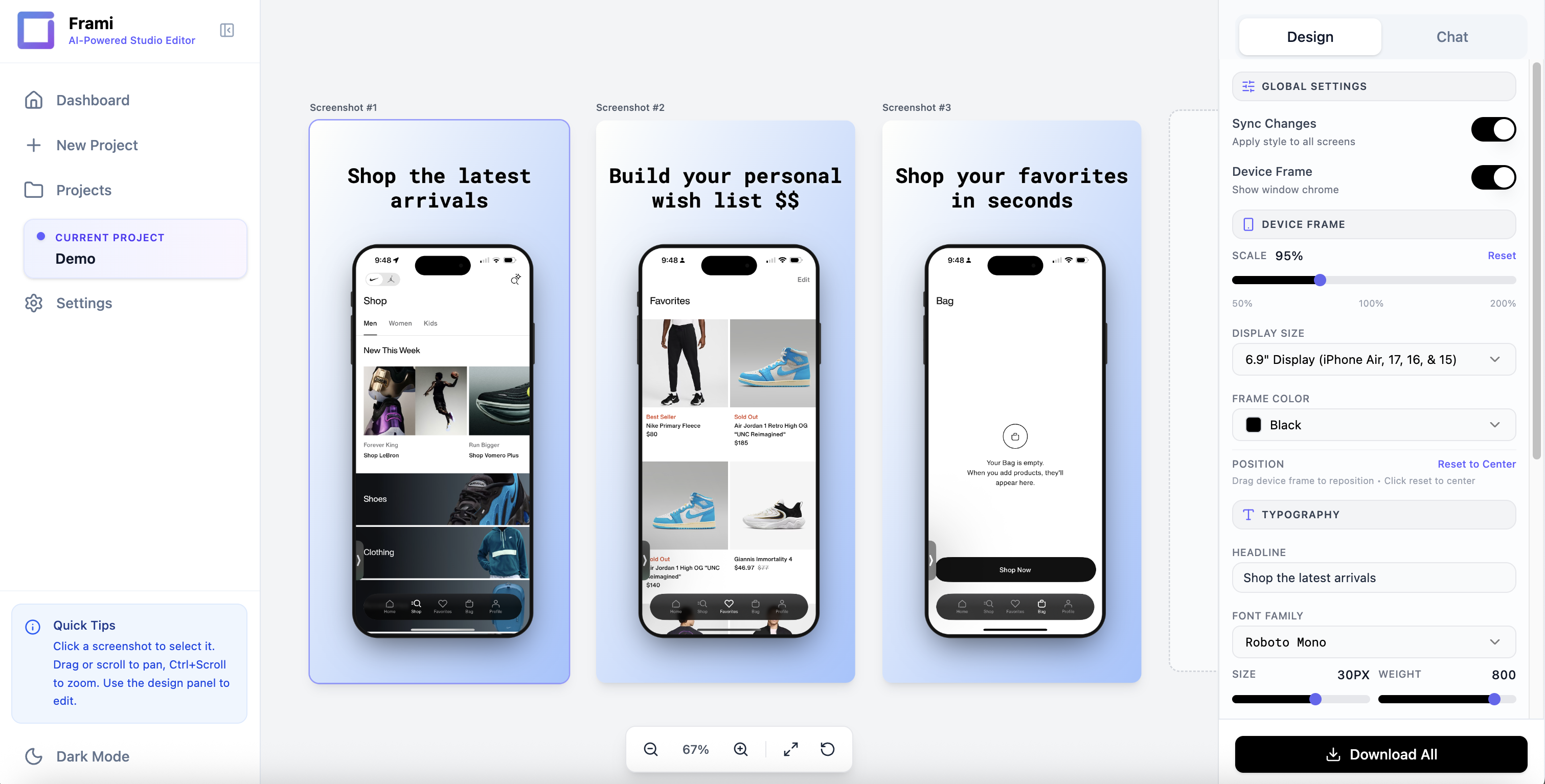 Frami screenshot 3