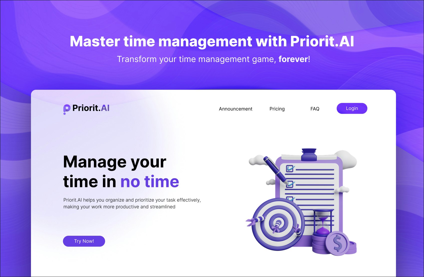 Priorit.AI screenshot 1