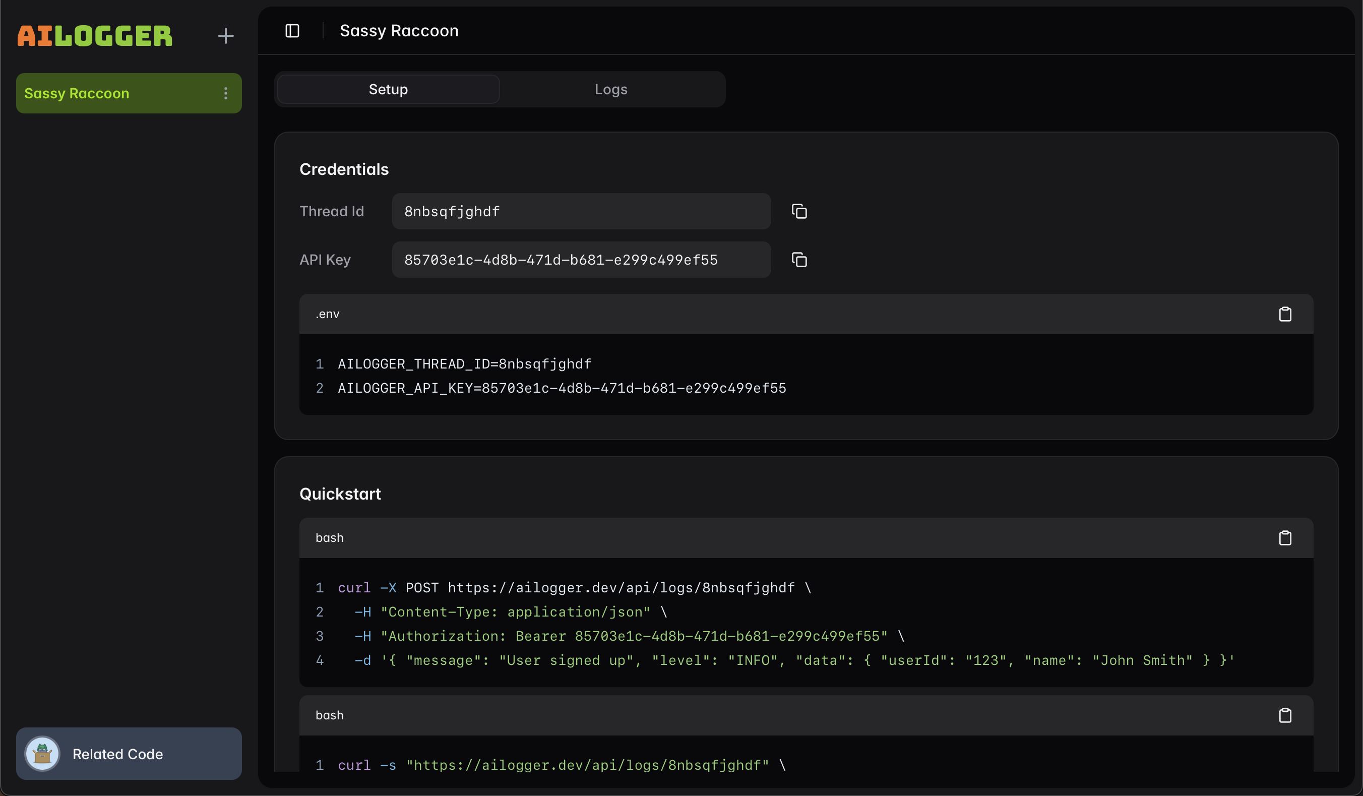 AILogger screenshot 6