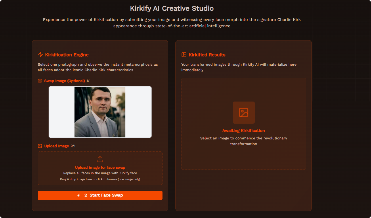 Kirkify screenshot 2