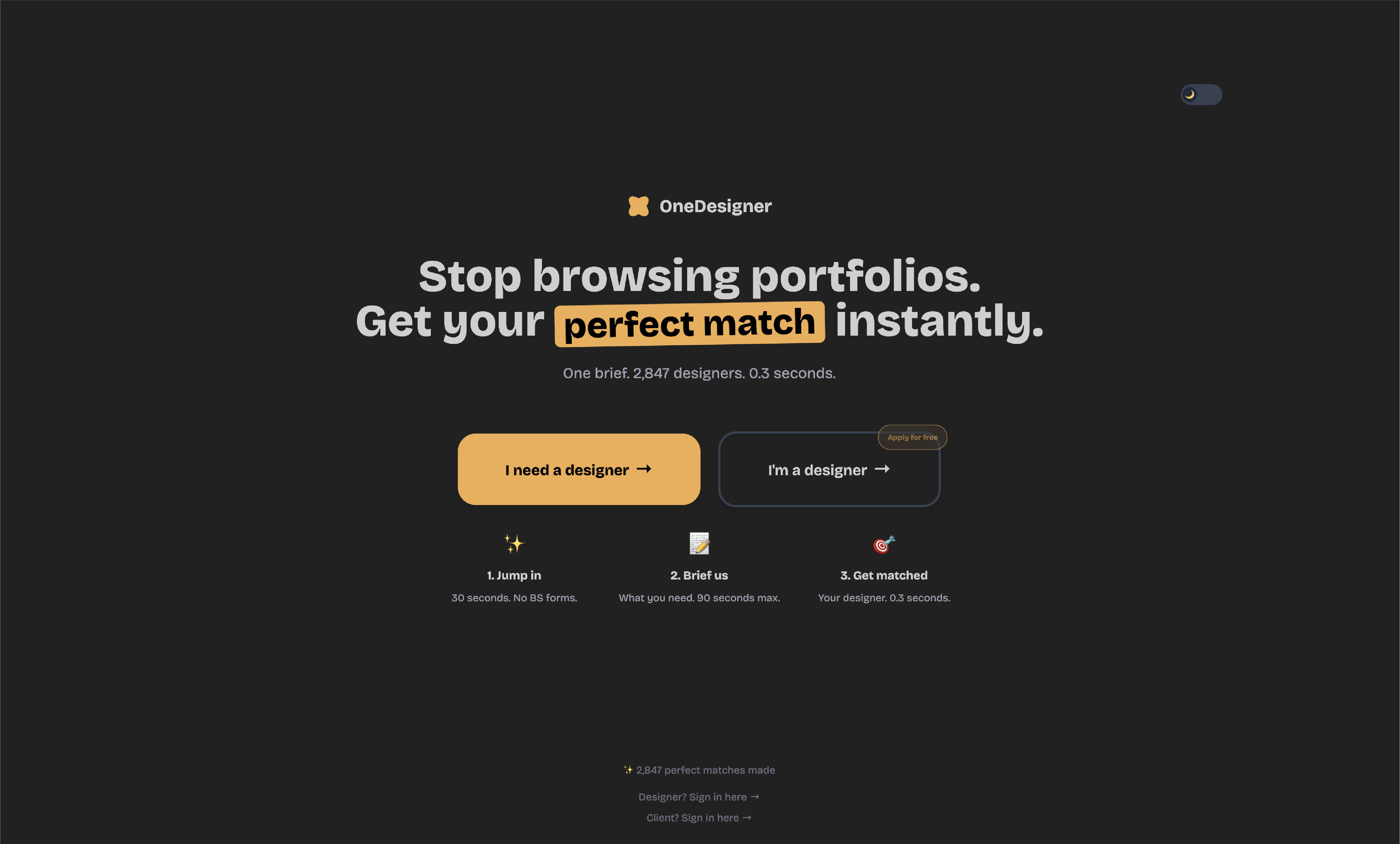 OneDesigner 1.0 screenshot 1