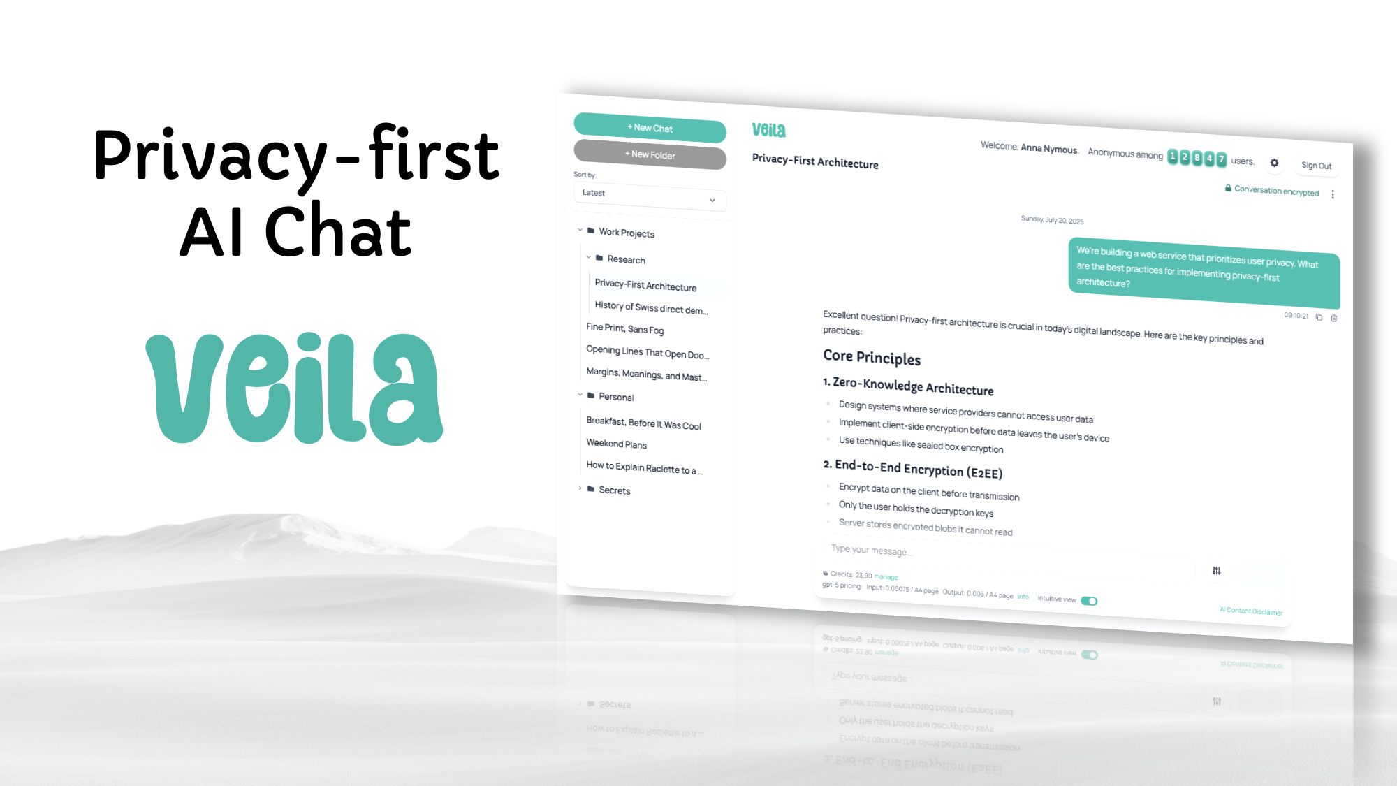 Veila screenshot 1