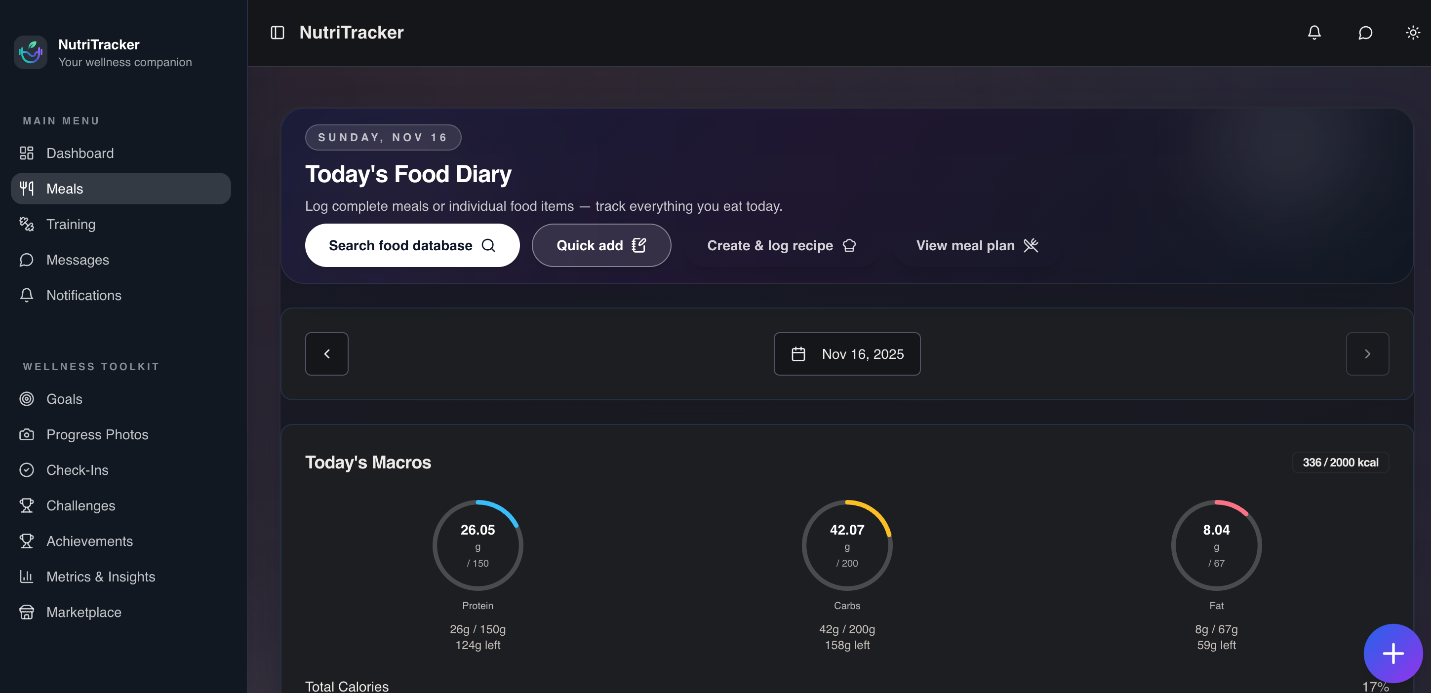 NutriTracker screenshot 7