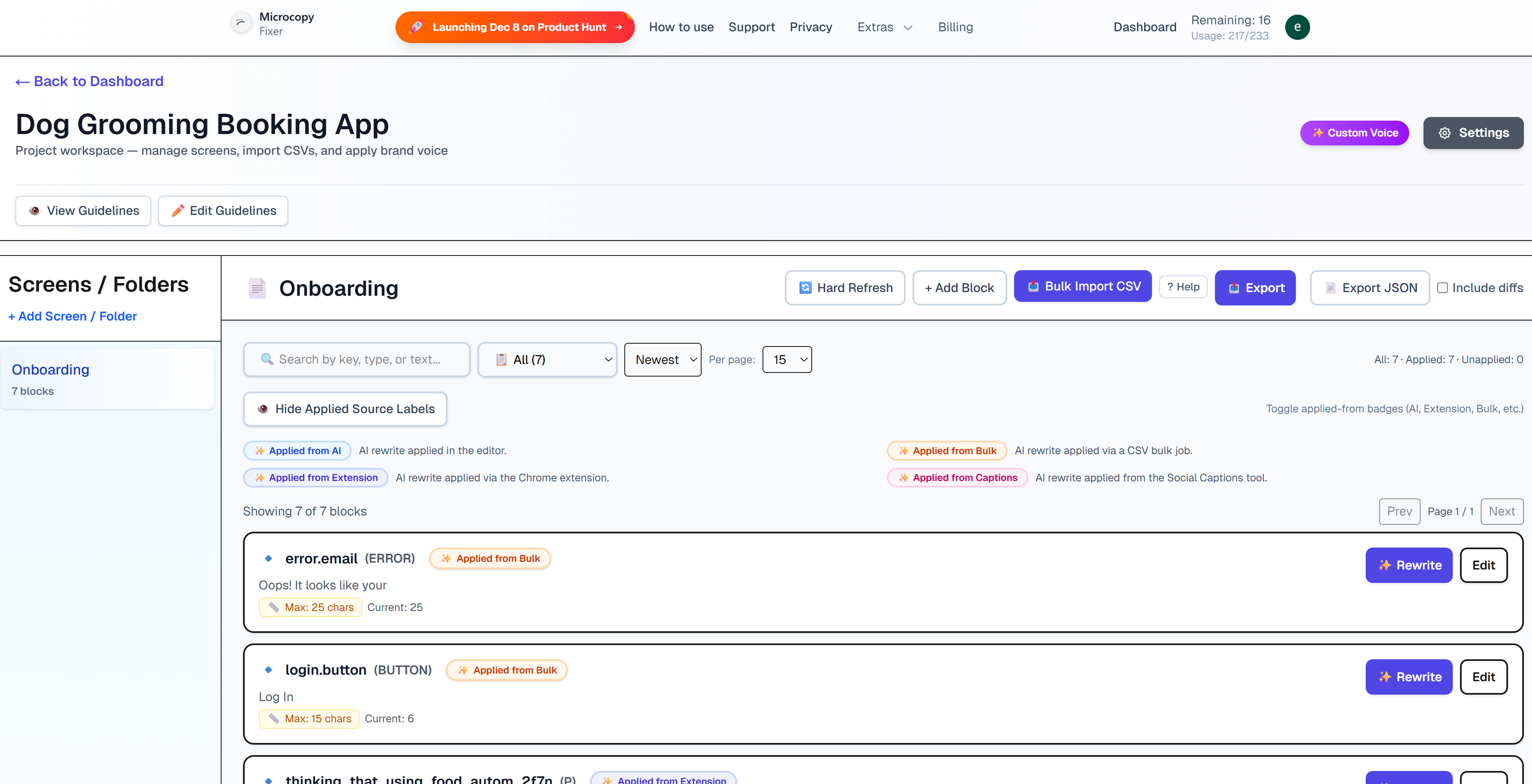 Microcopy Fixer screenshot 7