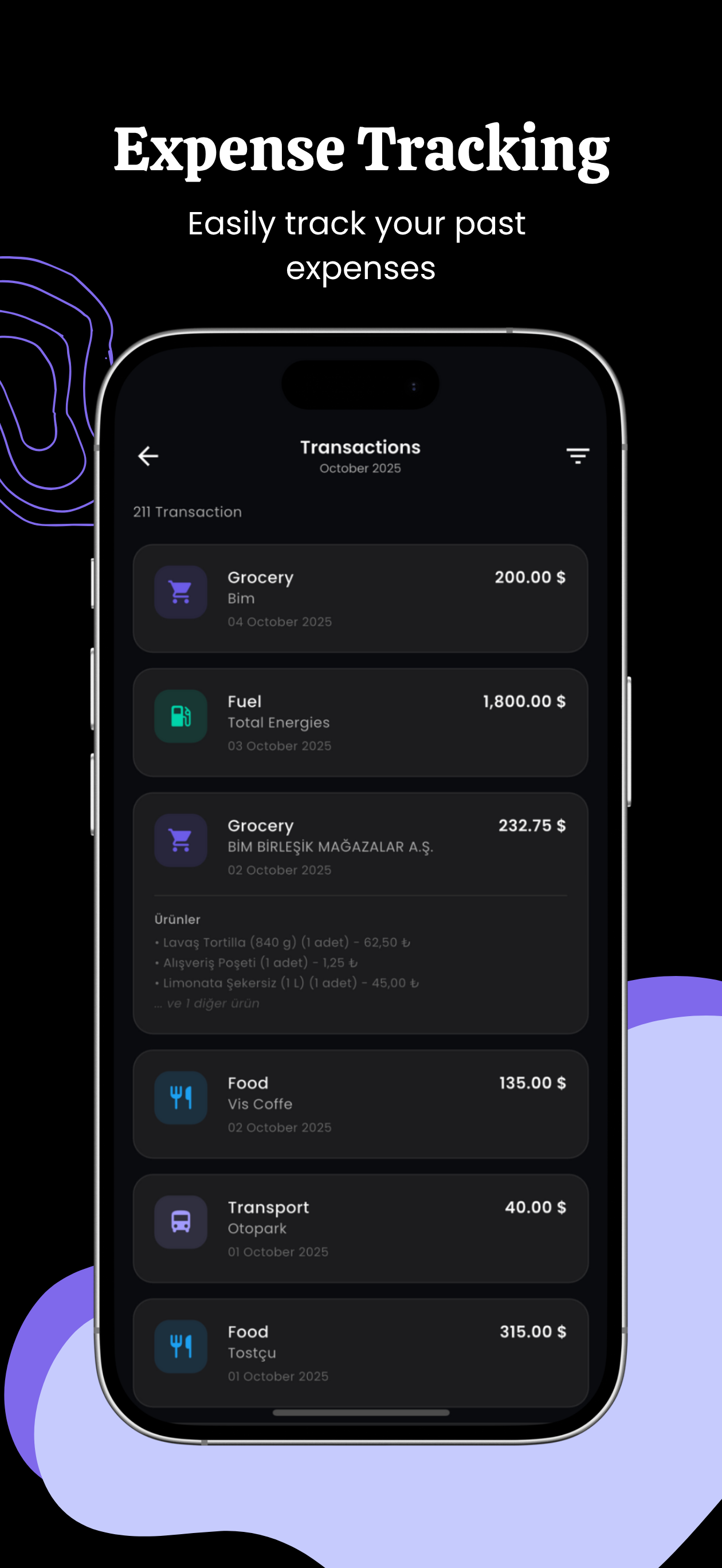MasrafAi - Expense Tracking screenshot 2