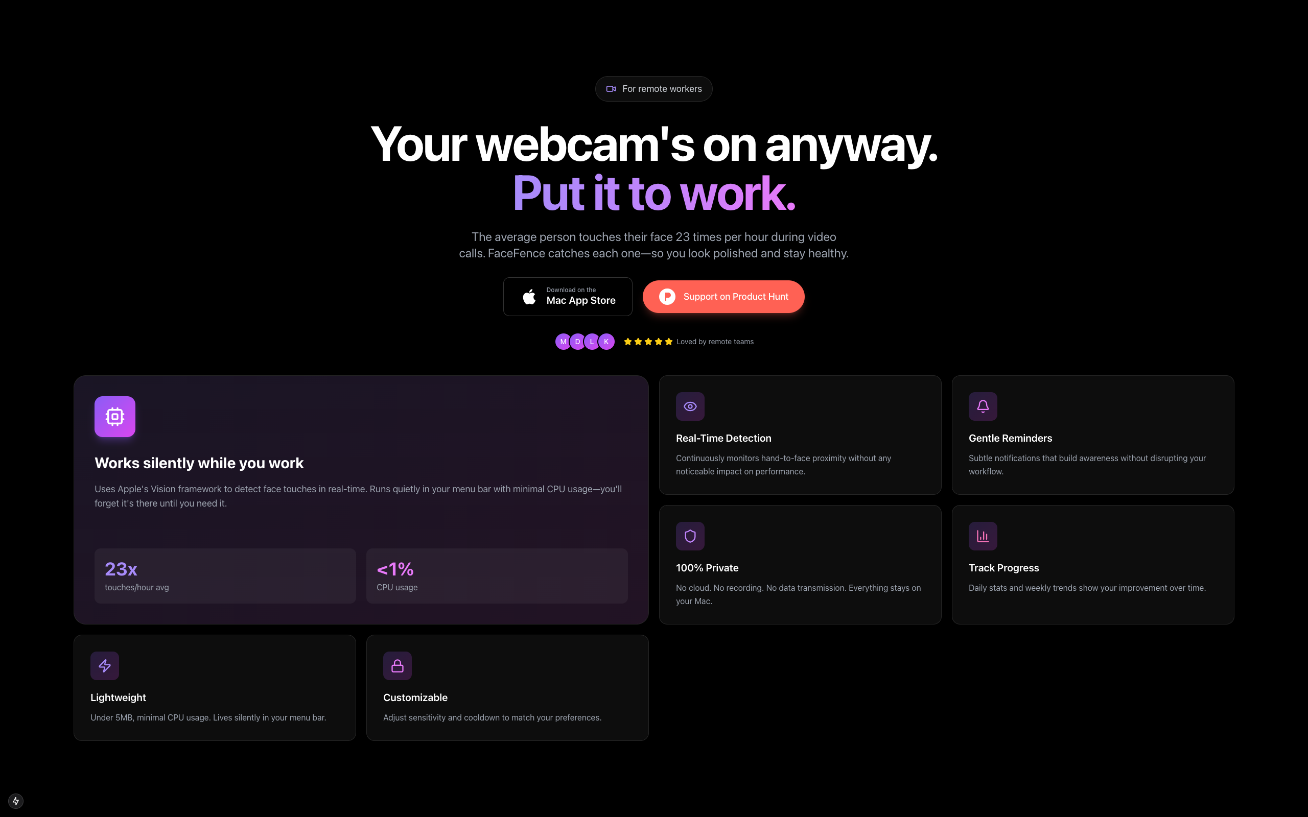 FaceFence screenshot 2