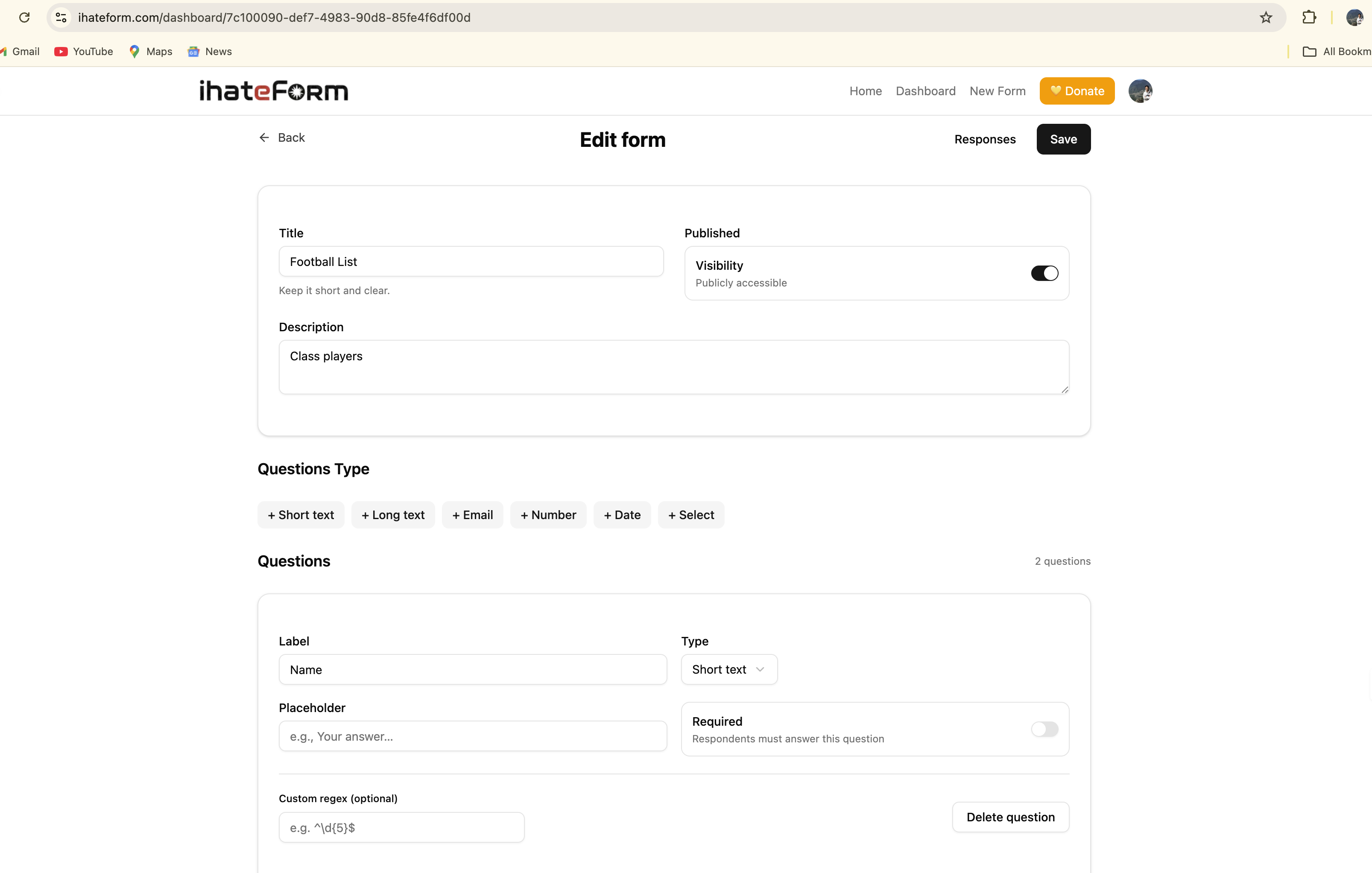 ihateform screenshot 3