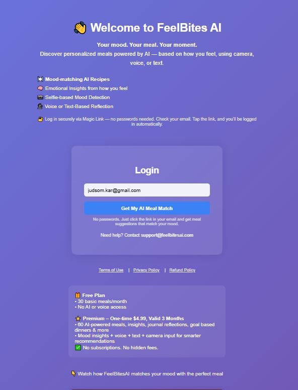 FeelBitesAI screenshot 2