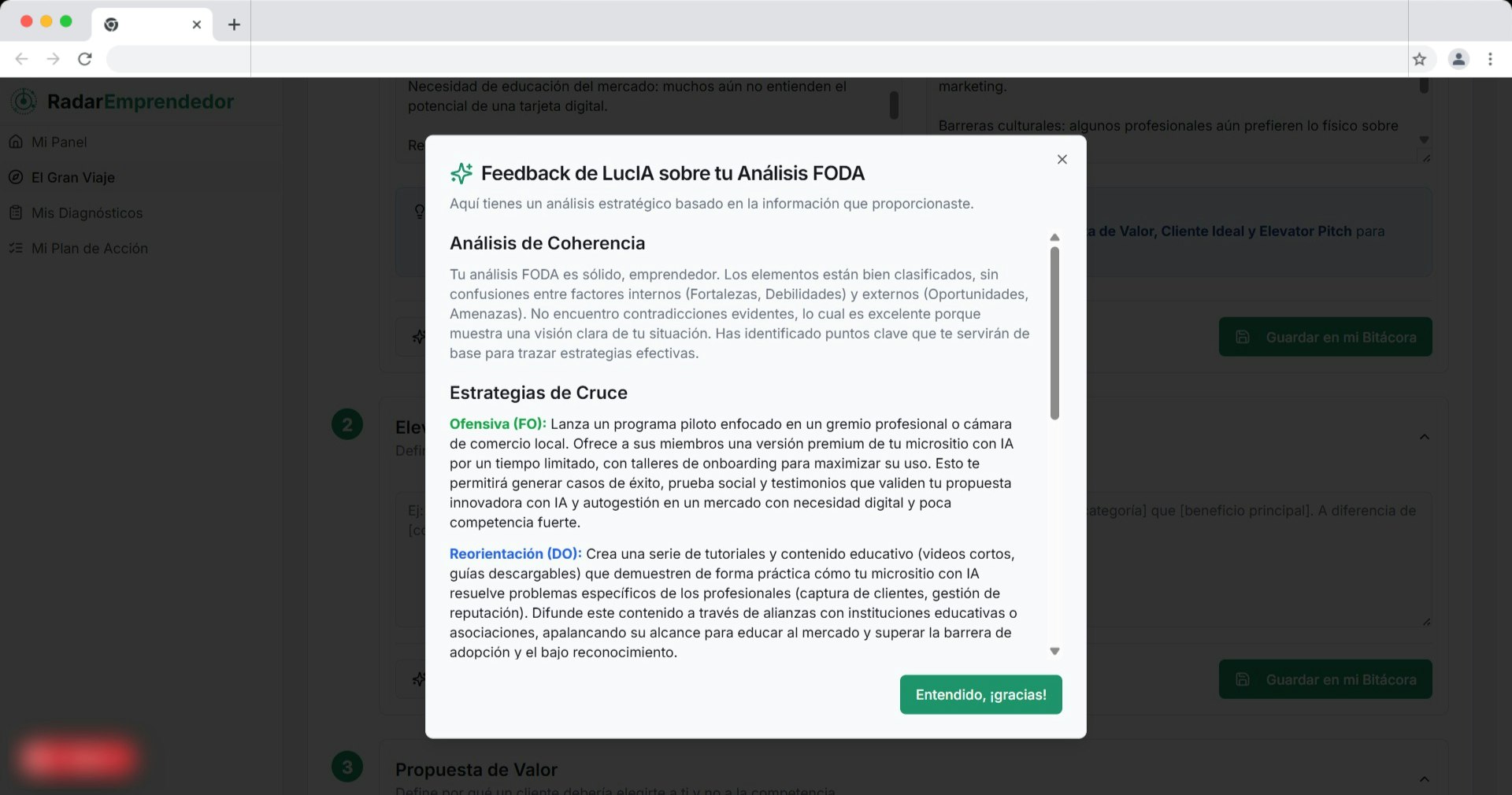 Radar Emprendedor screenshot 3