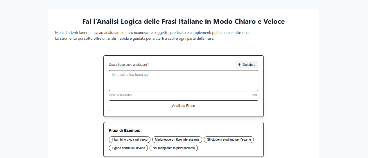 Analisi Logica screenshot 1