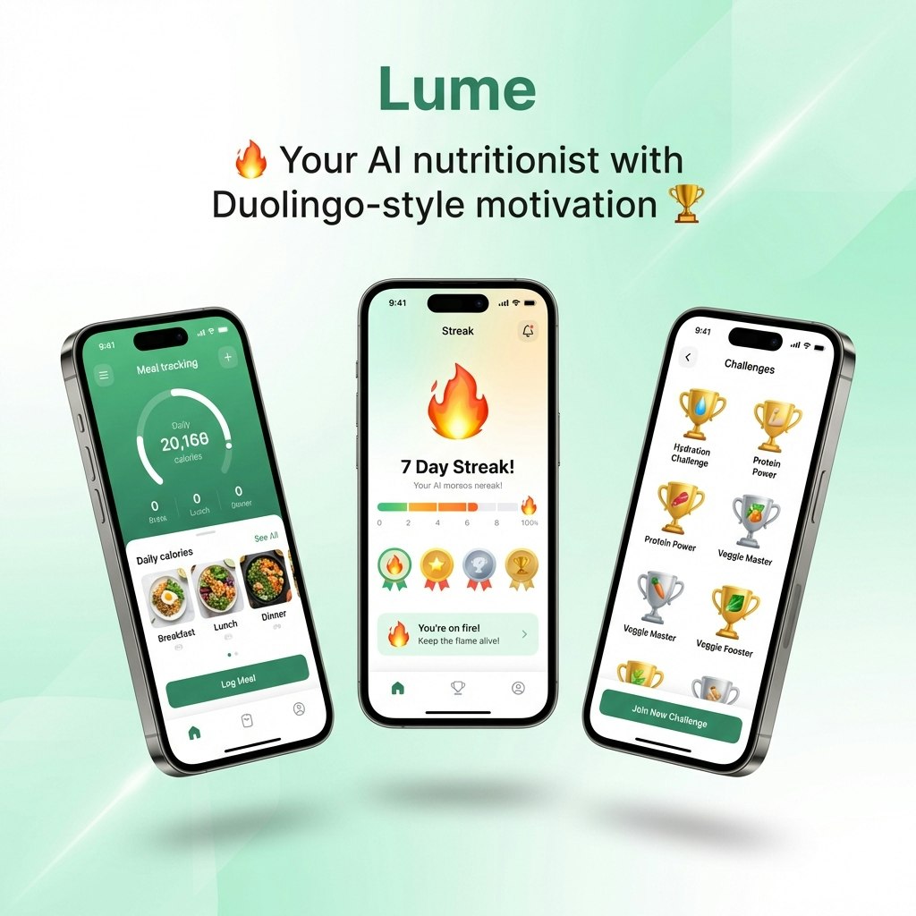 Lume - Your diet and training screenshot 1