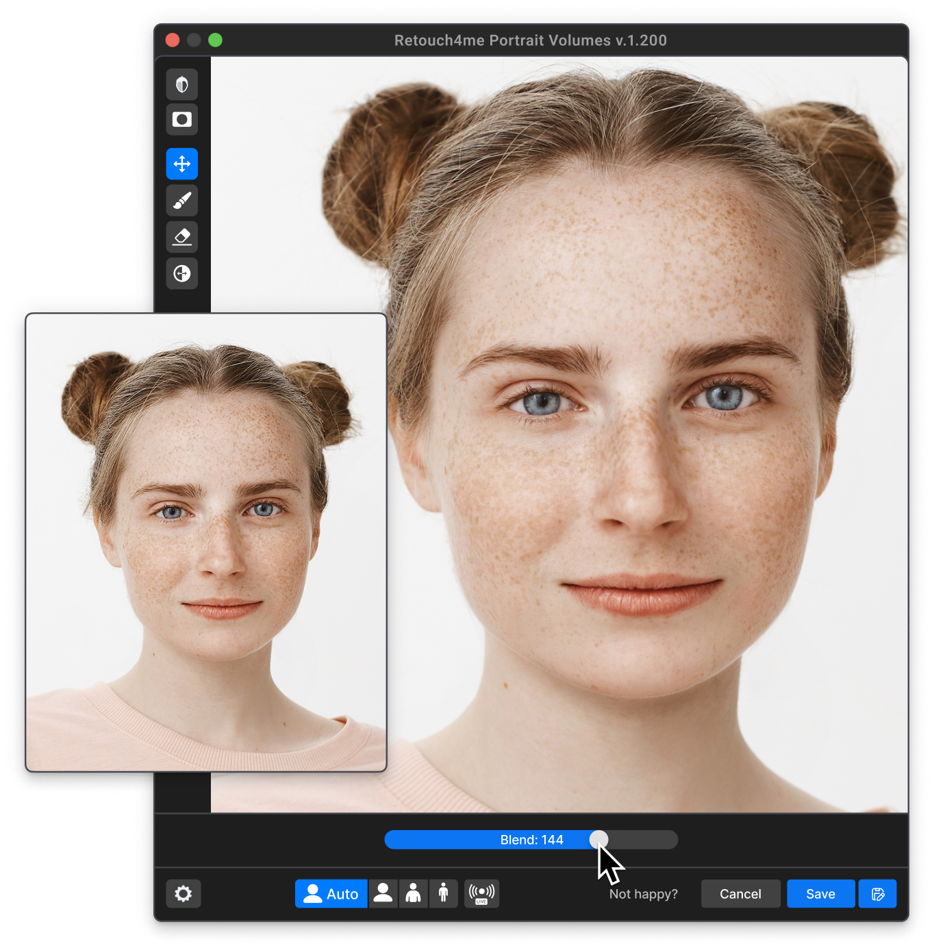 Retouch4me Portrait Volumes screenshot 1