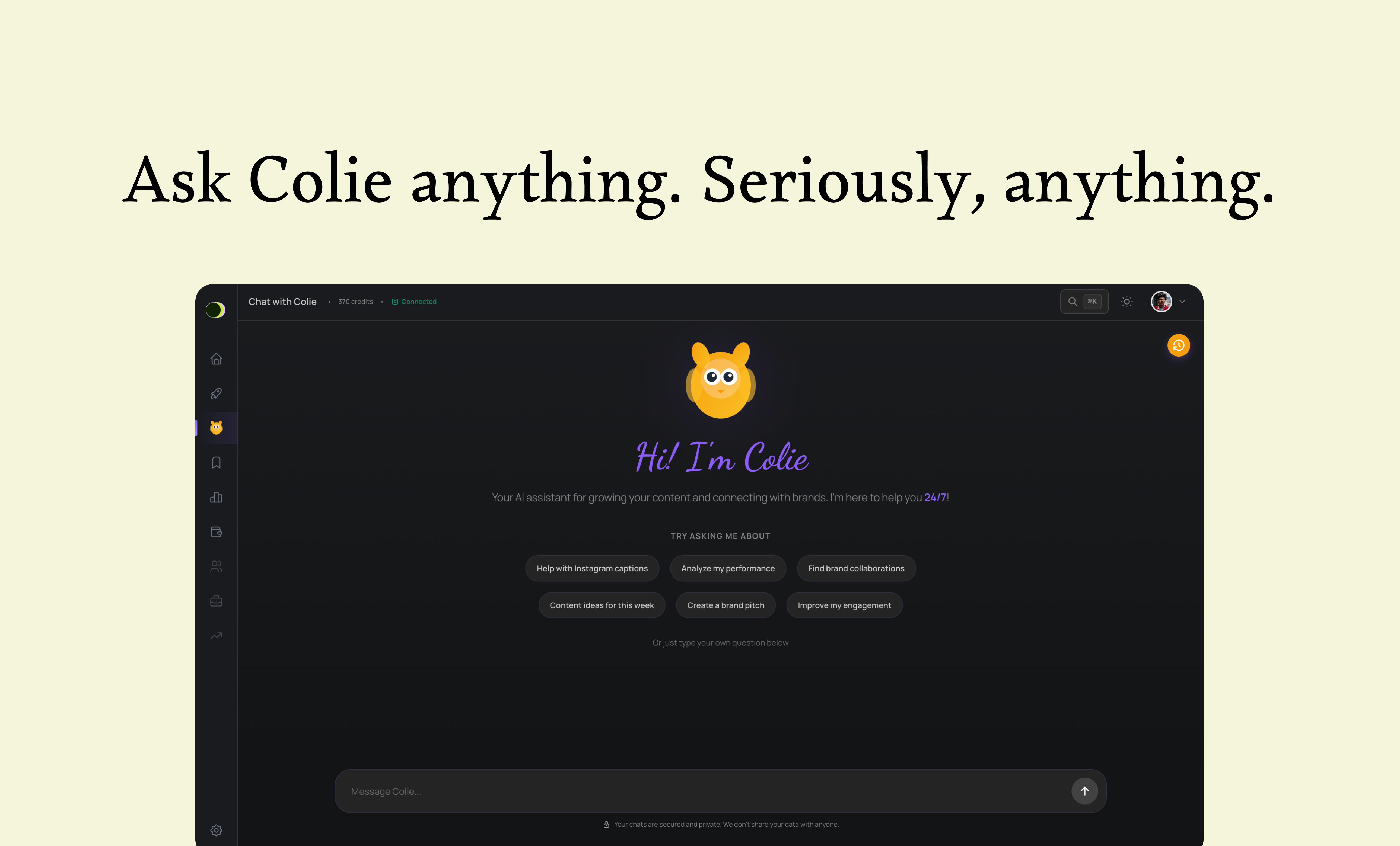 Colie screenshot 1