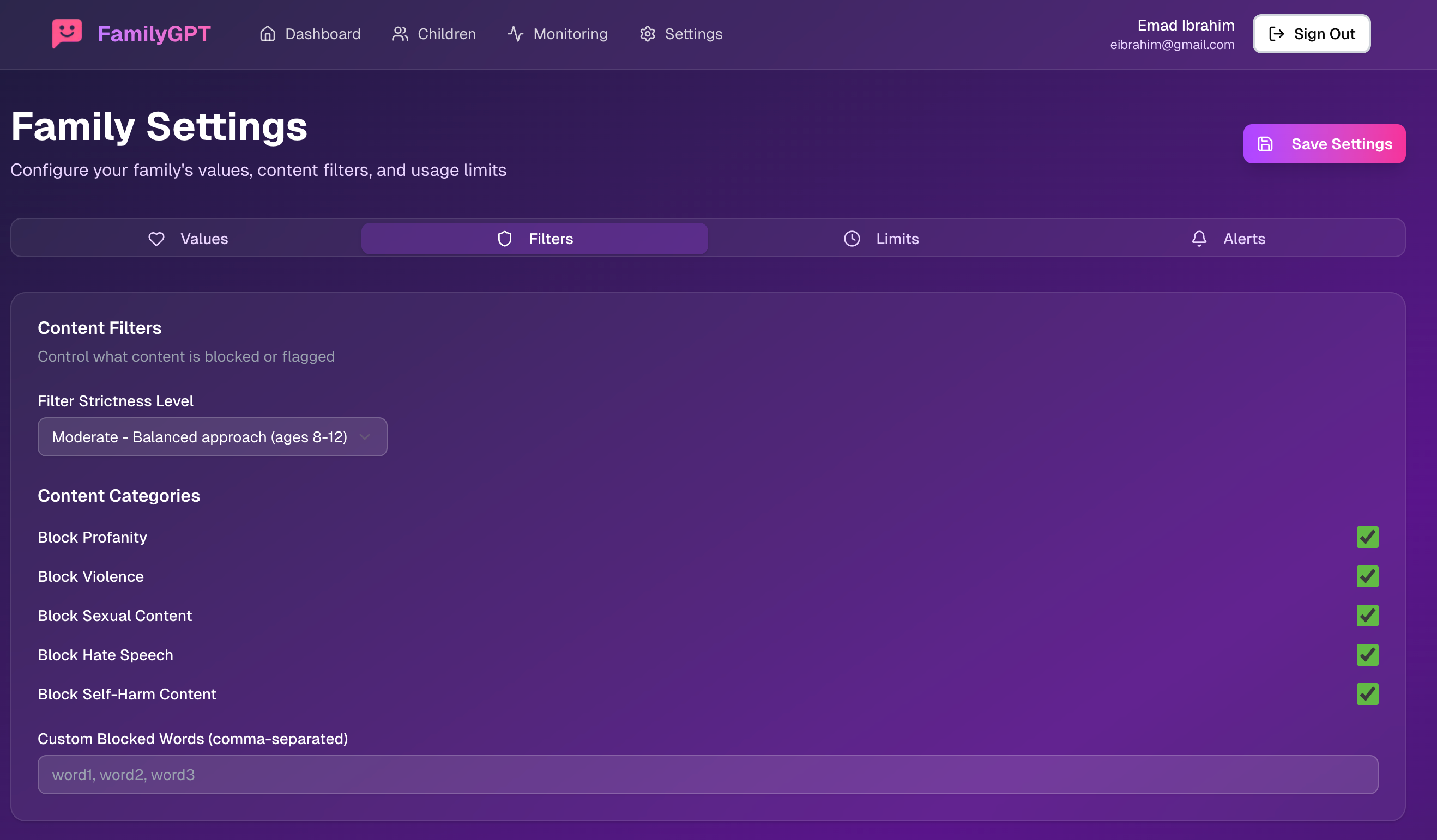 FamilyGPT screenshot 1