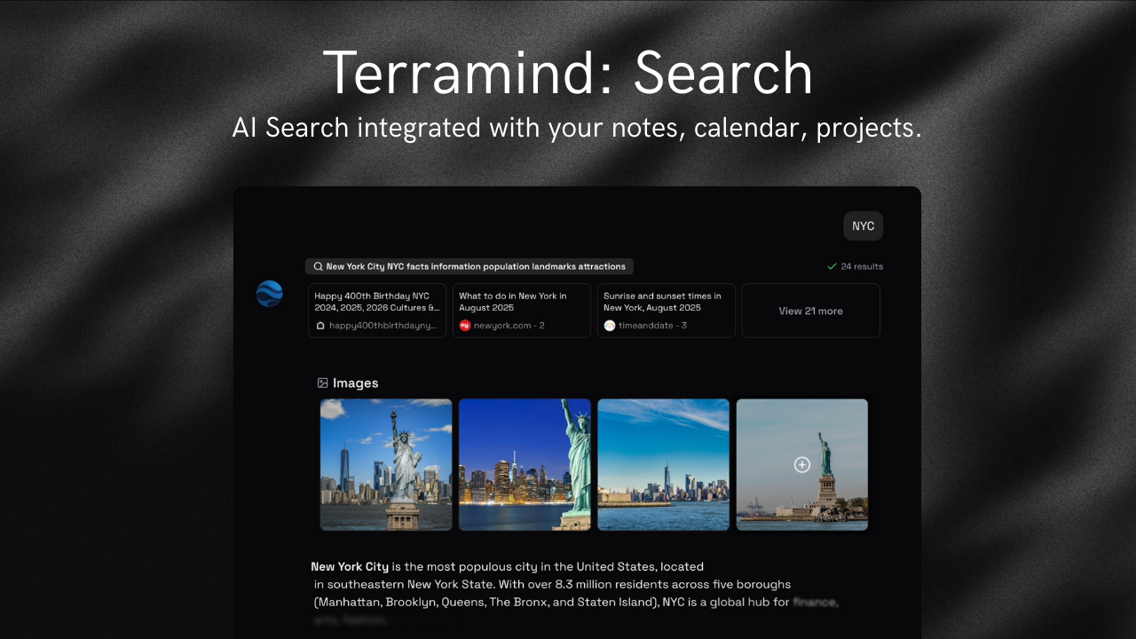 Terramind: Search screenshot 2