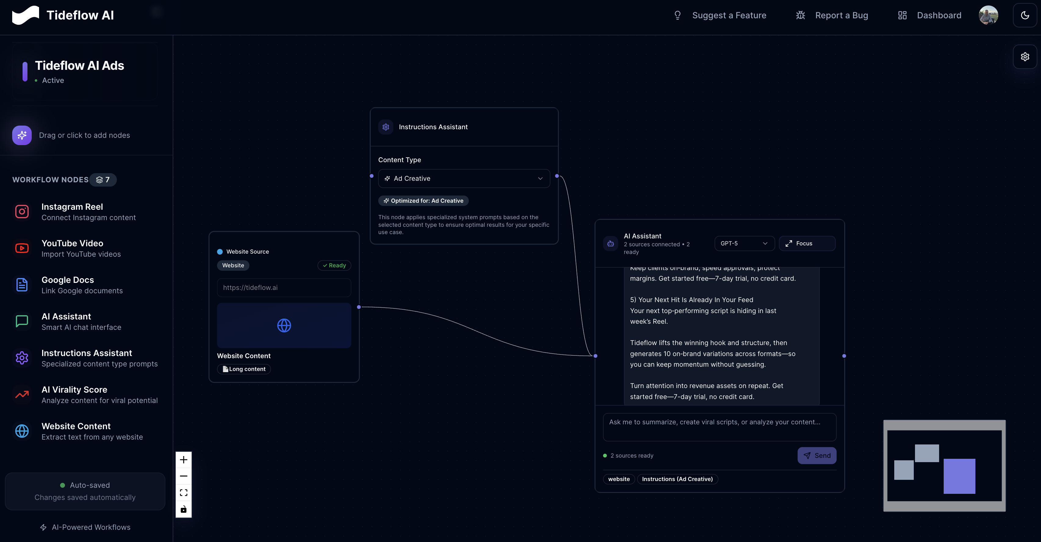 Tideflow AI screenshot 2