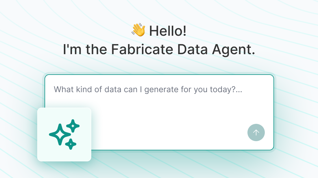 Tonic Fabricate Data Agent screenshot 2