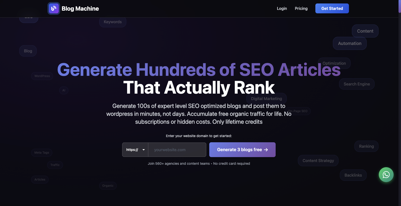 Blog Machine by SEO Content Automation screenshot 2