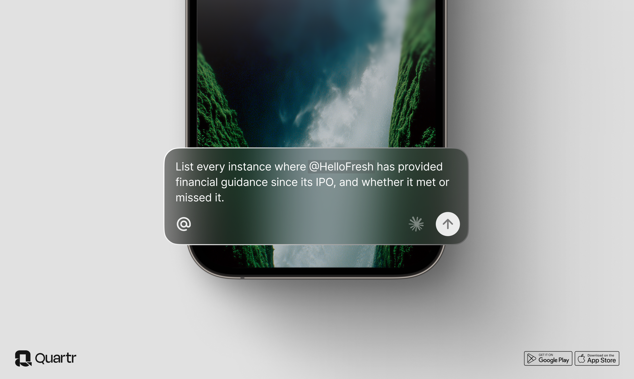 Quartr AI chat screenshot 1
