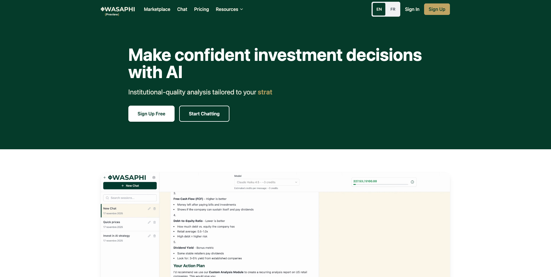 Wasaphi screenshot 1