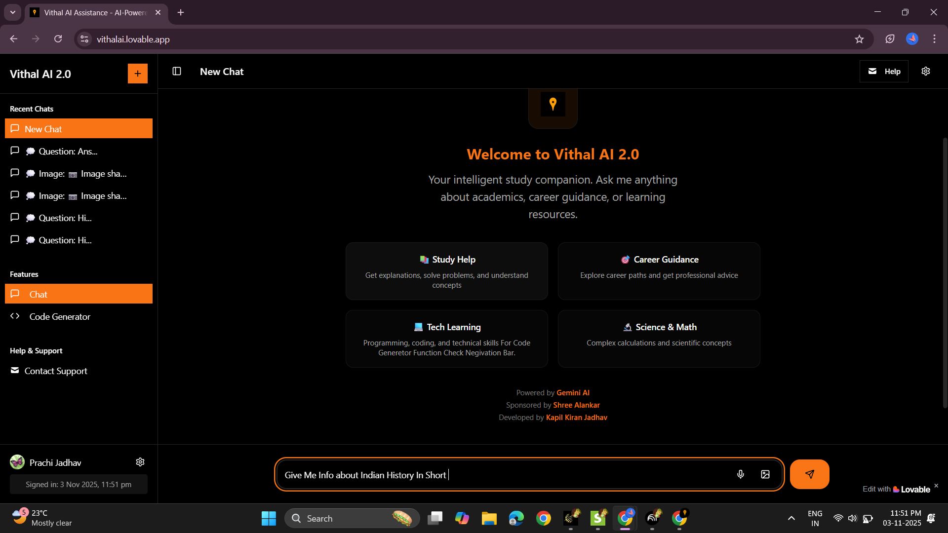 Vithal.Ai screenshot 1