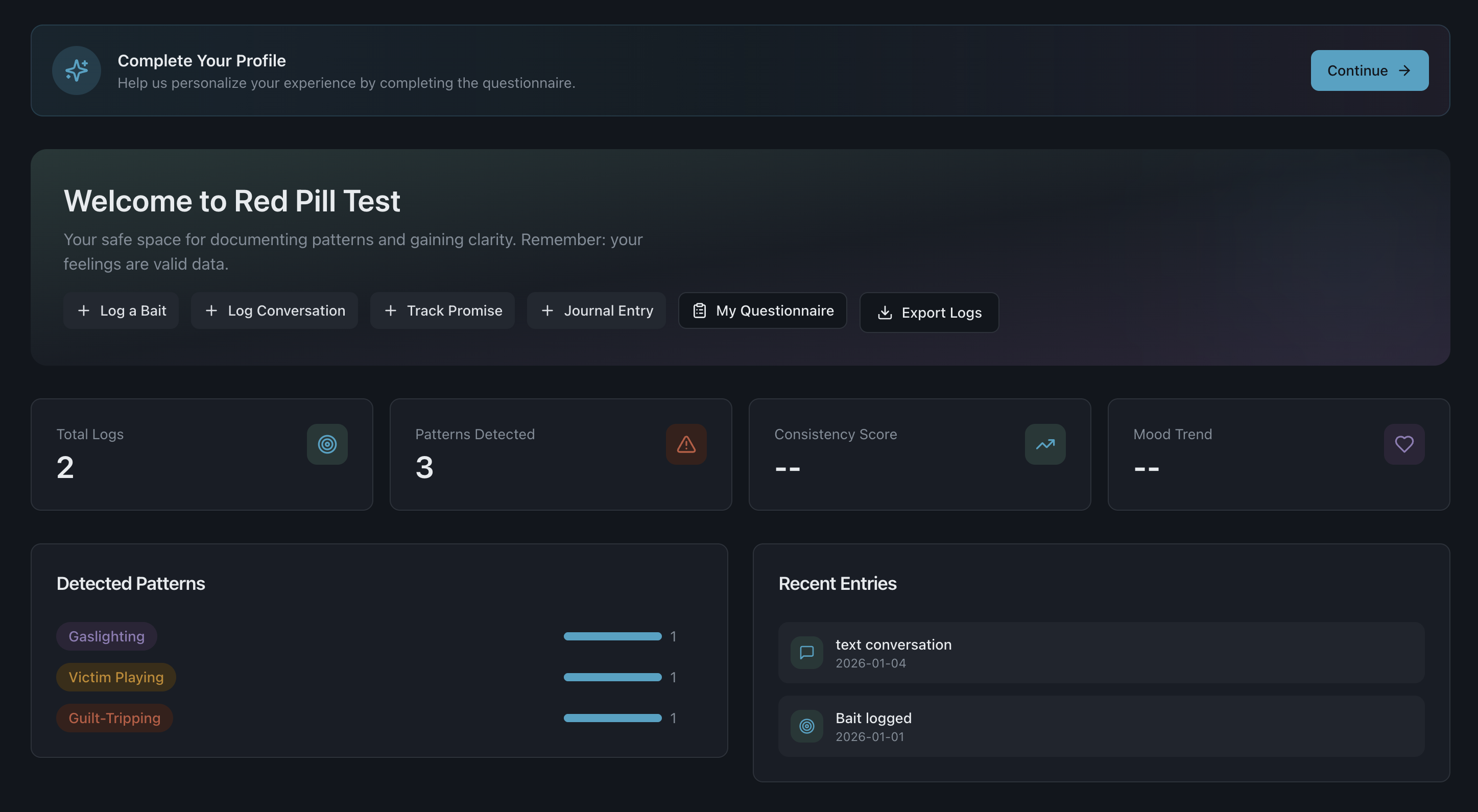 Red Pill Test screenshot 3