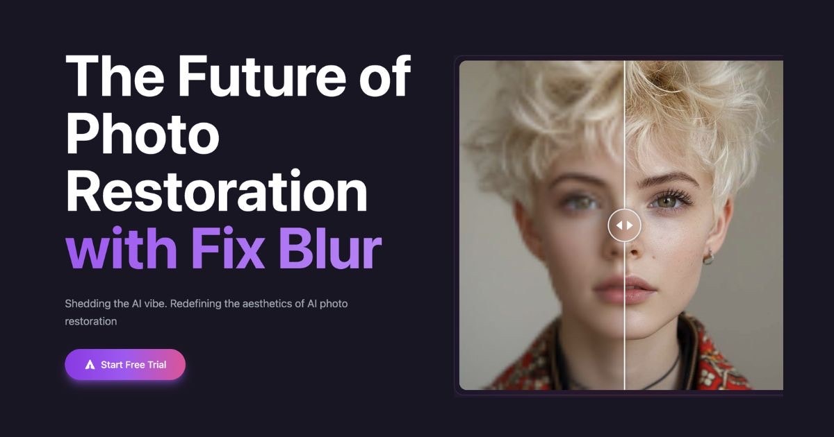 FixBlur - AI Photo Restoration screenshot 1