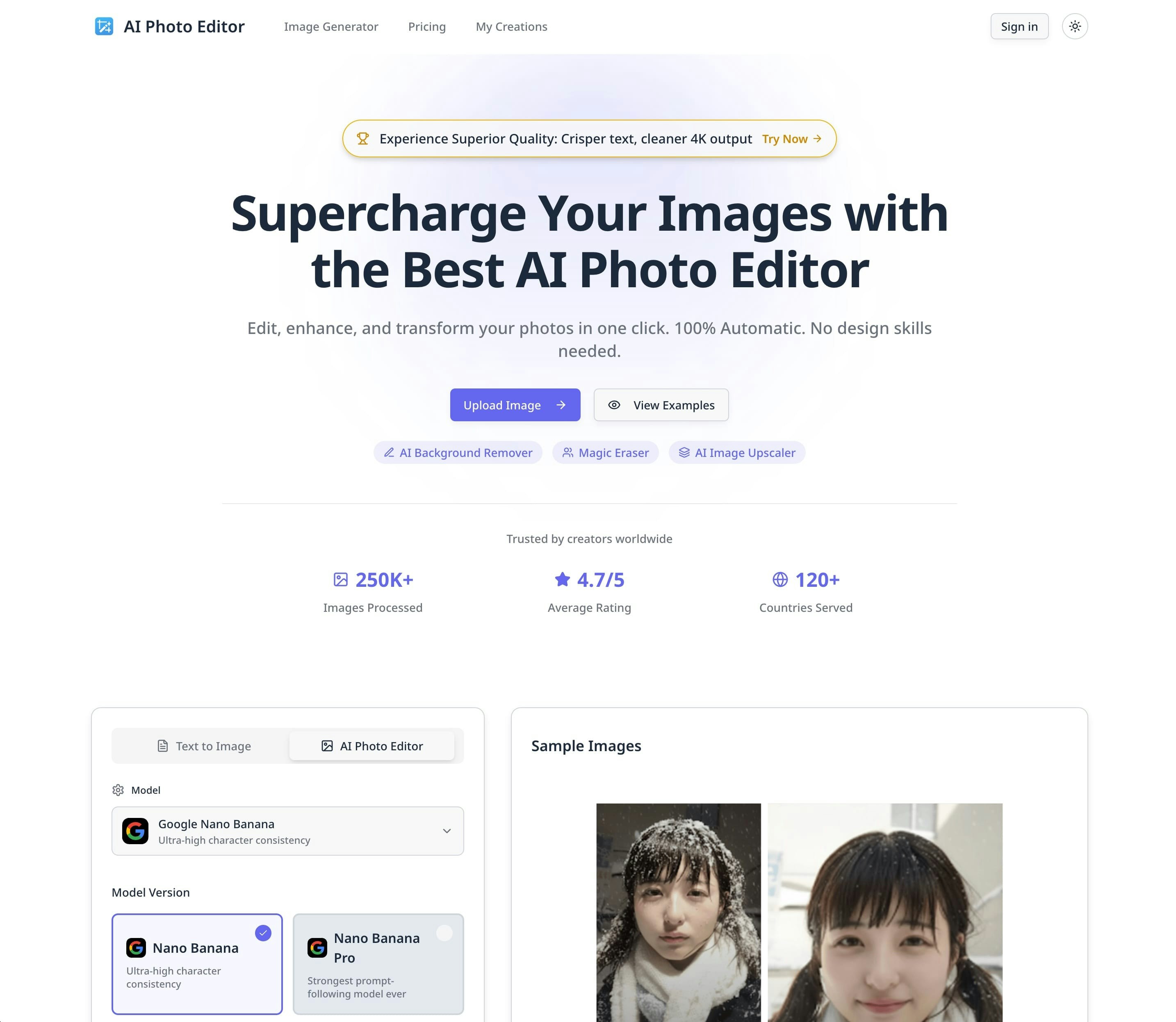 AI Photo Editor - Free AI Image Editor screenshot 1