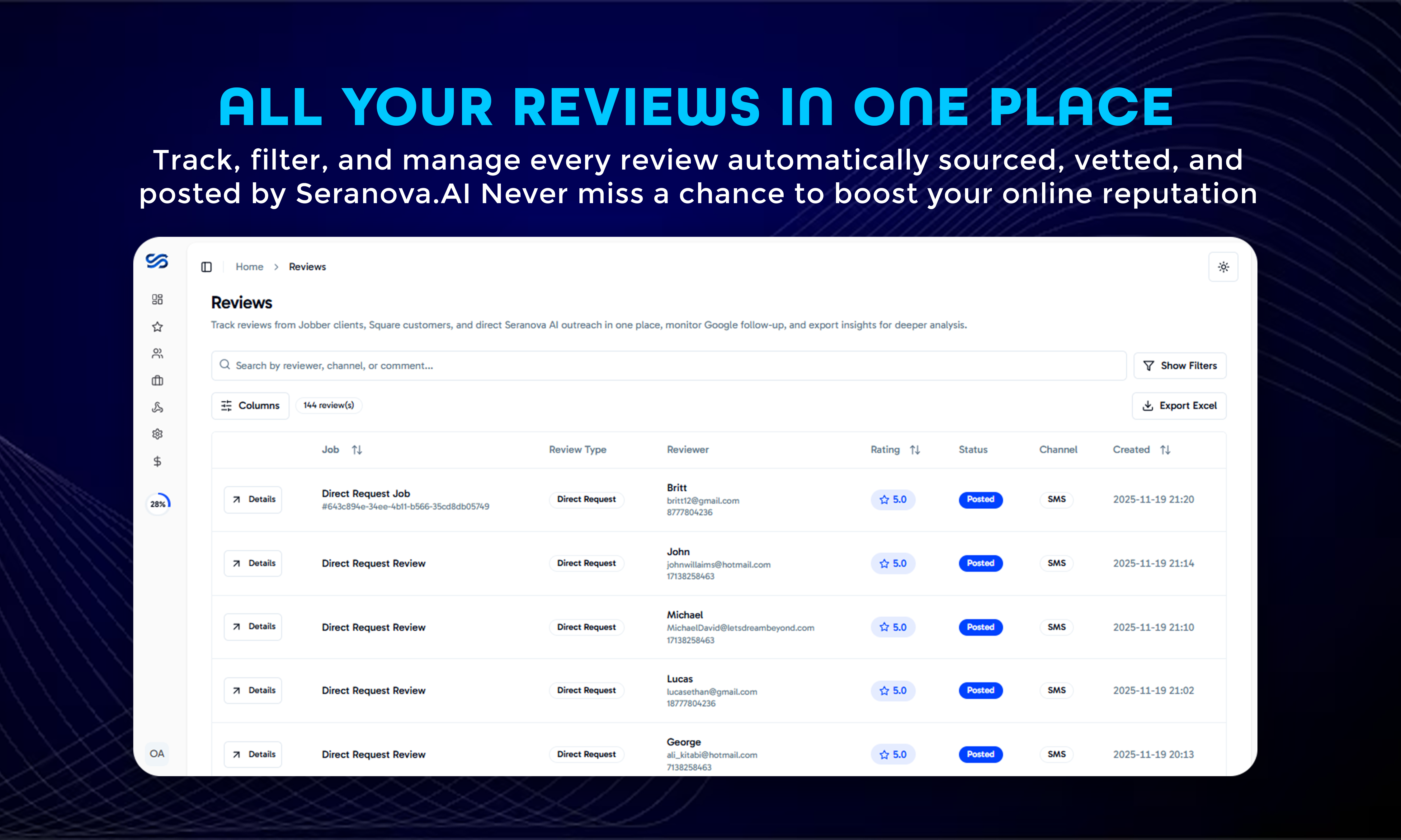 Seranova AI - Reputation Management screenshot 3