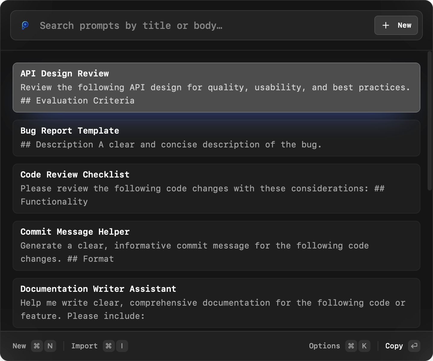 Promptlight screenshot 2