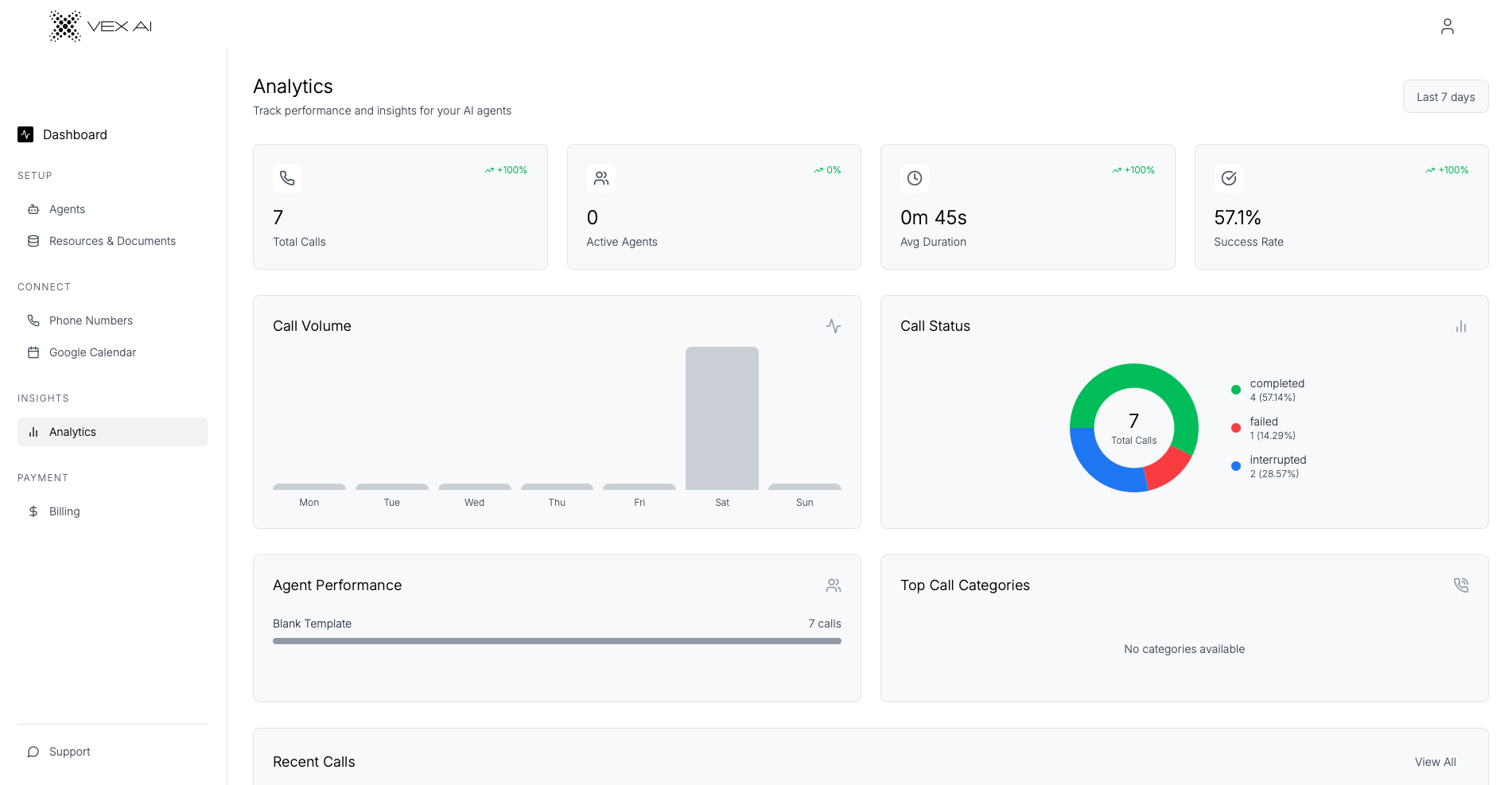 vex - AI voice agent screenshot 4