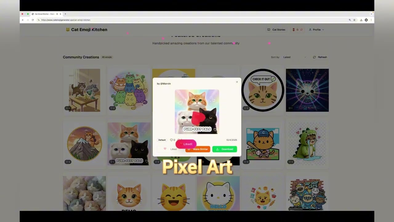 Cat Emoji Generator screenshot 1