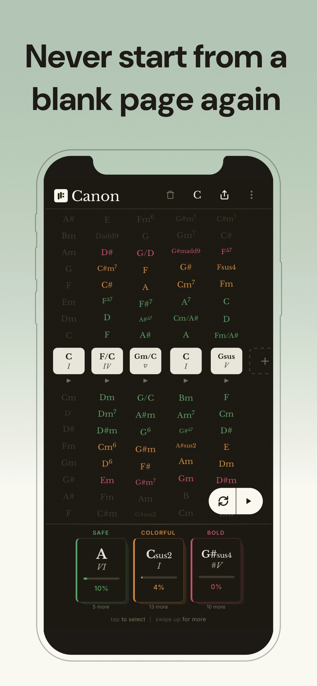 Canon: Chord Composer screenshot 5