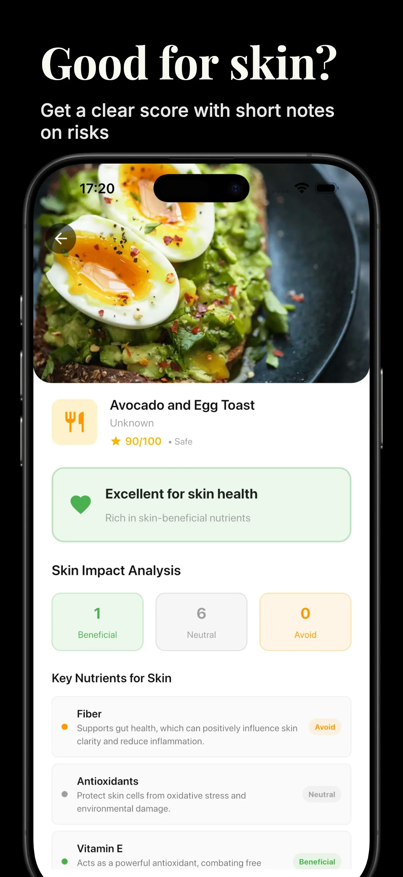 FoodSkin AI screenshot 1