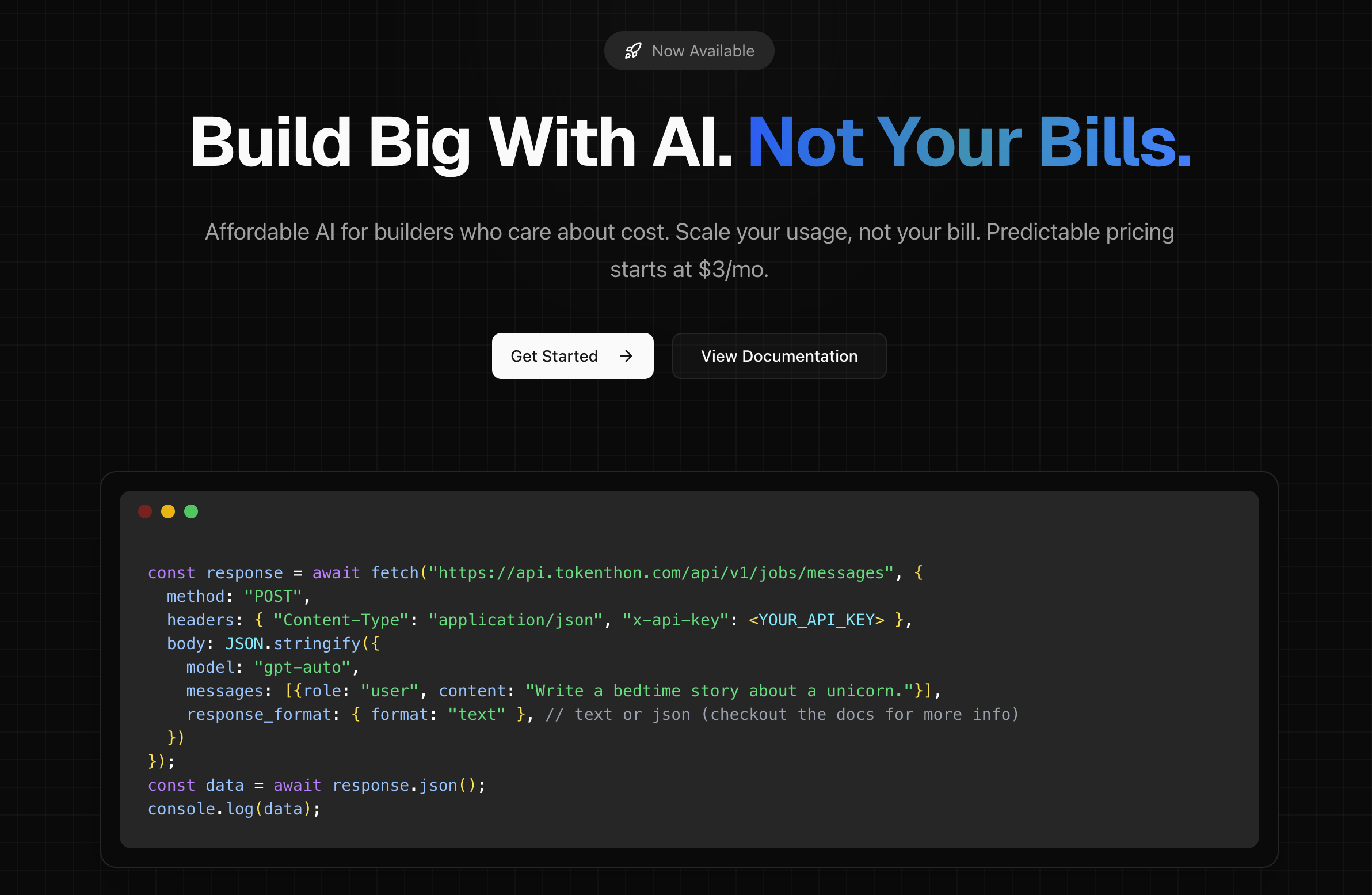Tokenthon screenshot 2