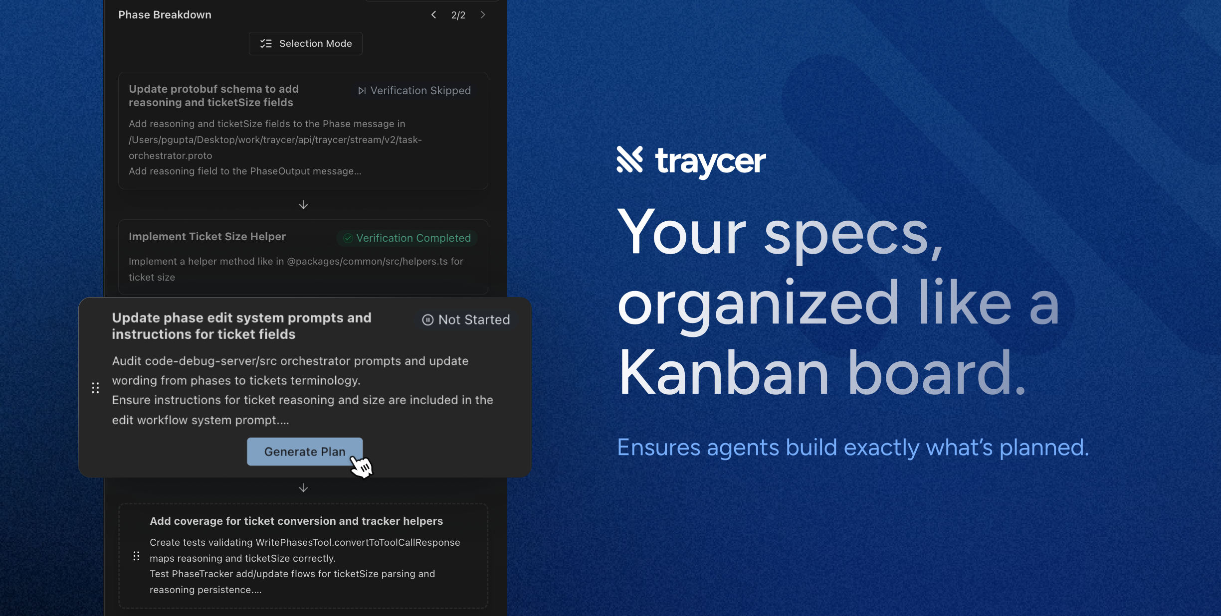 Traycer AI screenshot 2