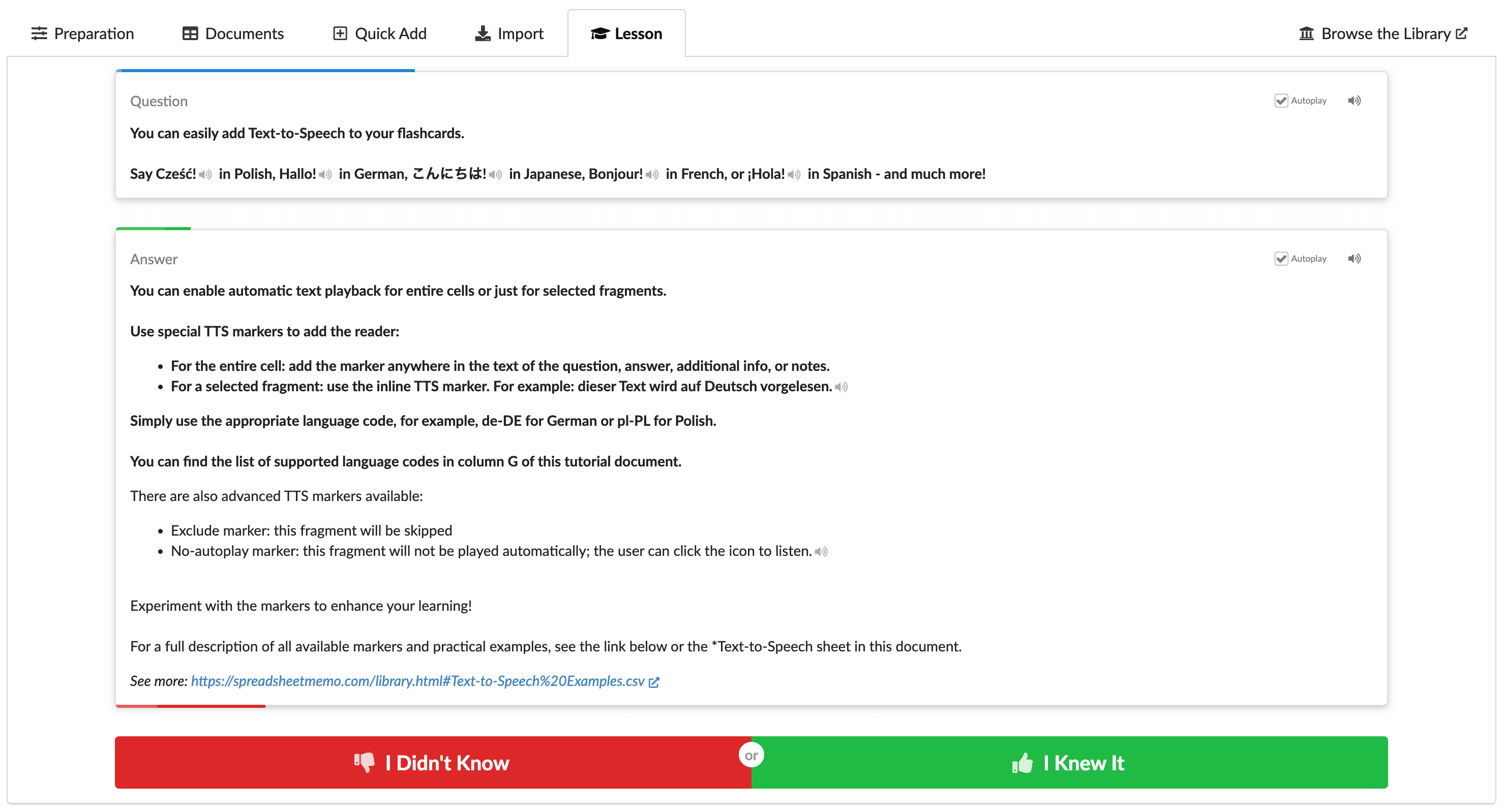 SpreadsheetMemo screenshot 2