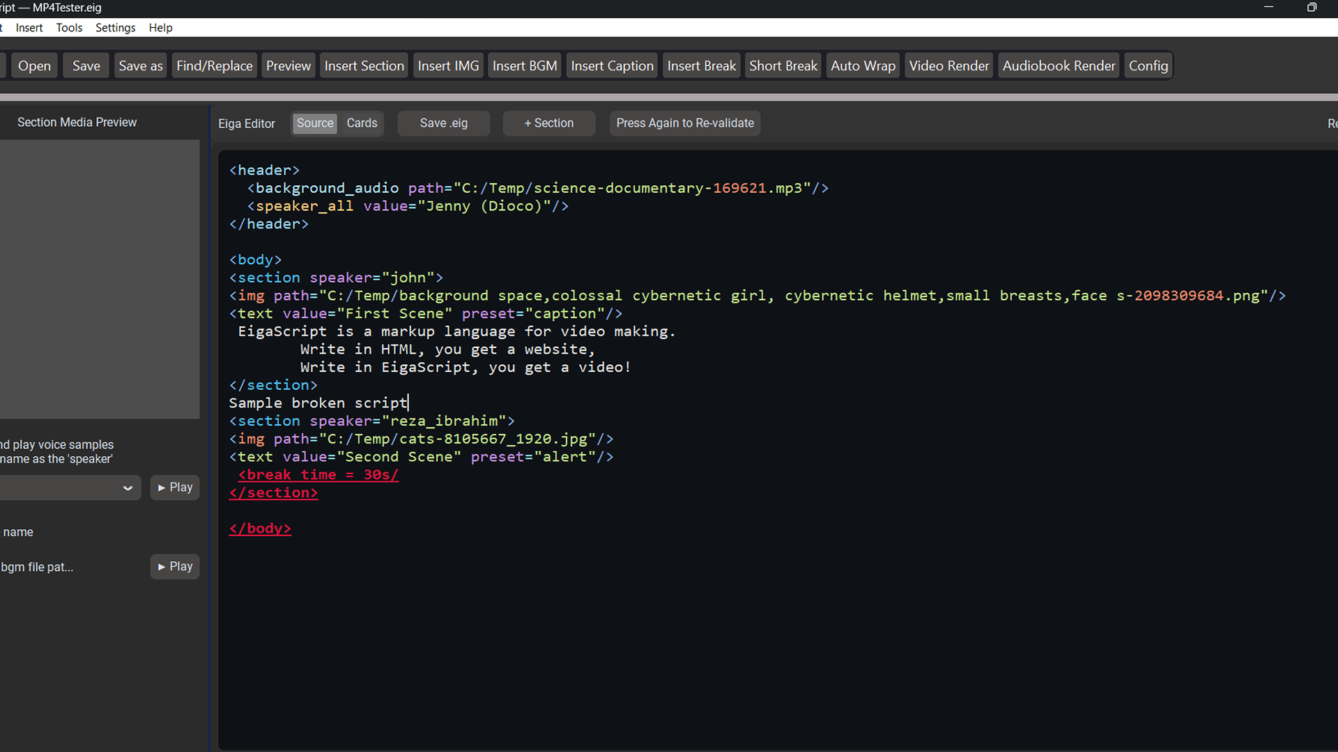 EigaScript: Script-Based Video Maker screenshot 4