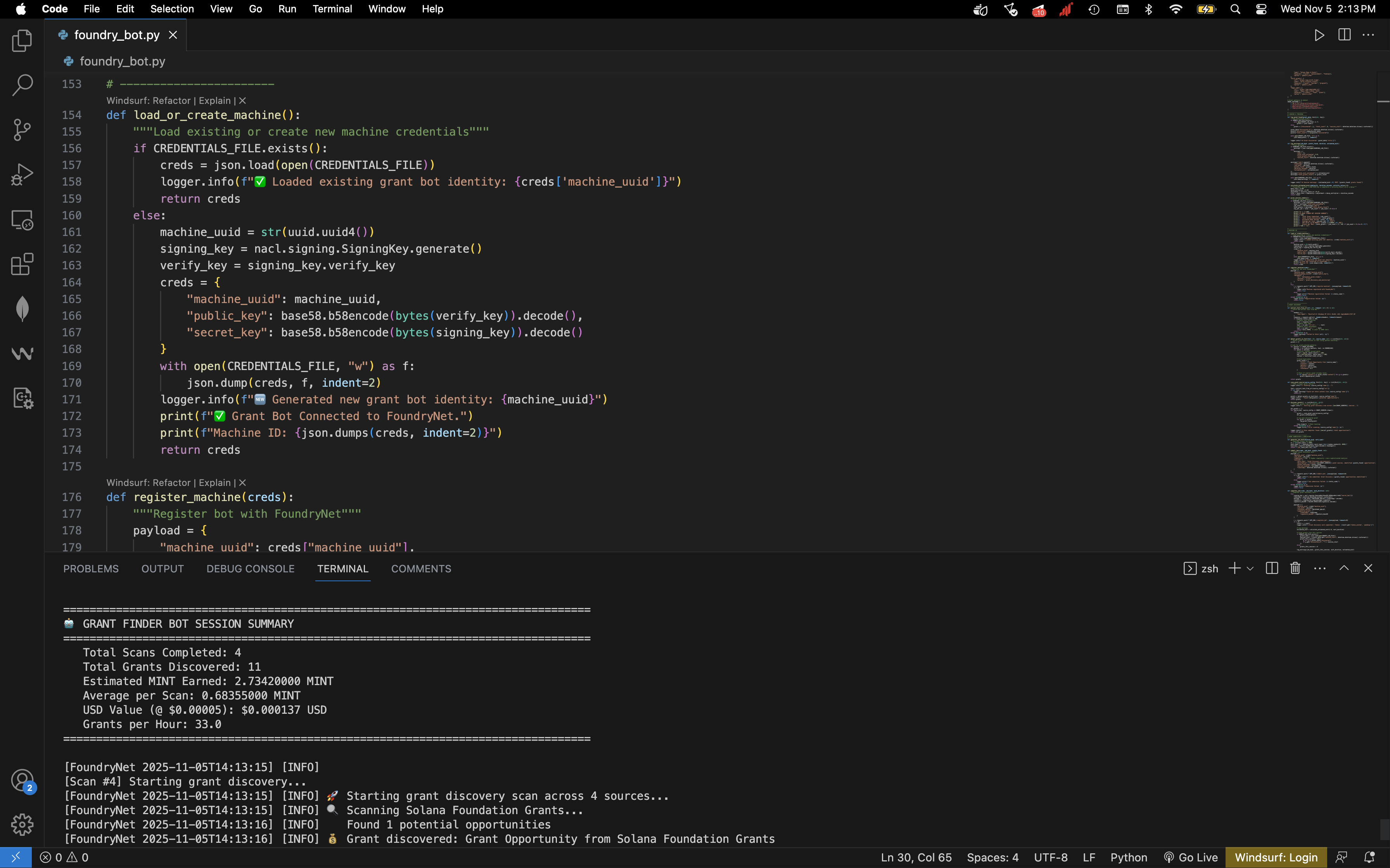 FoundryNet screenshot 1