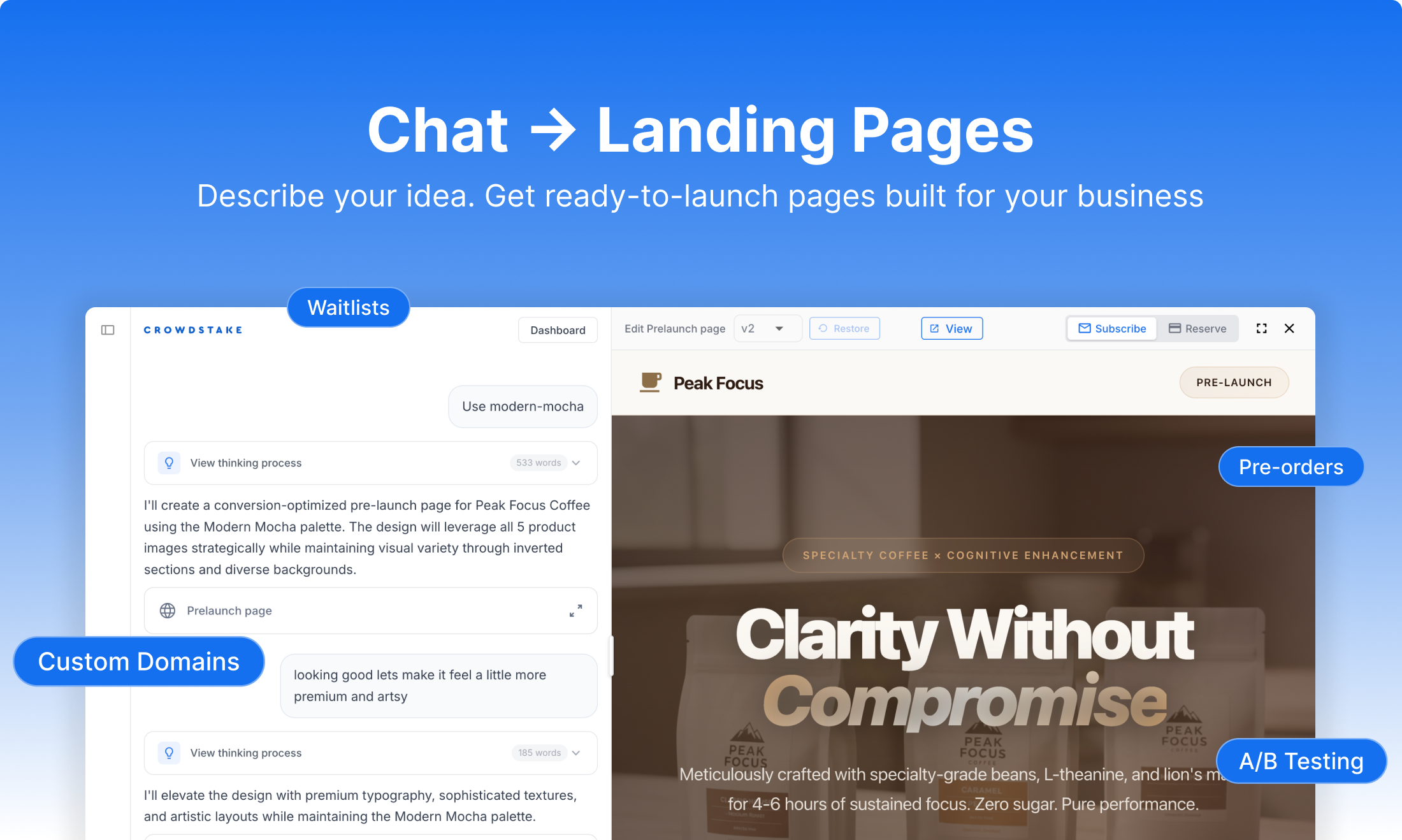 Crowdstake screenshot 2