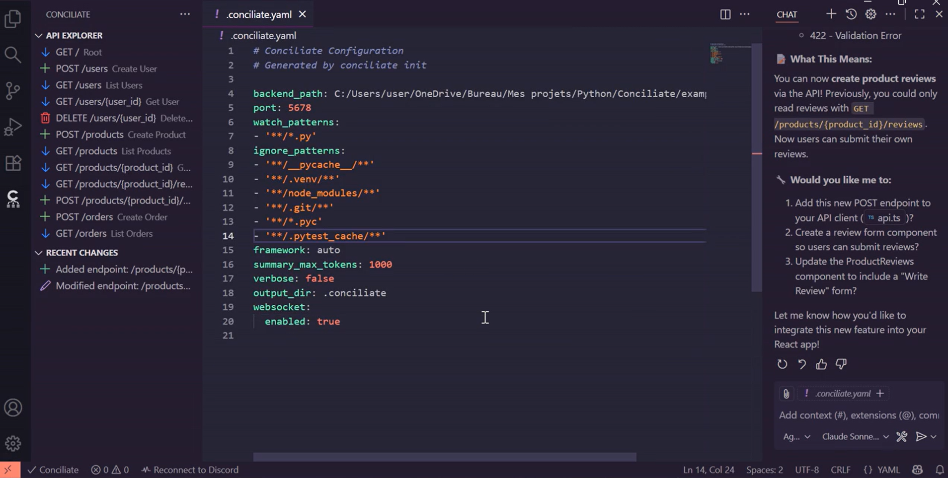 Conciliate screenshot 6