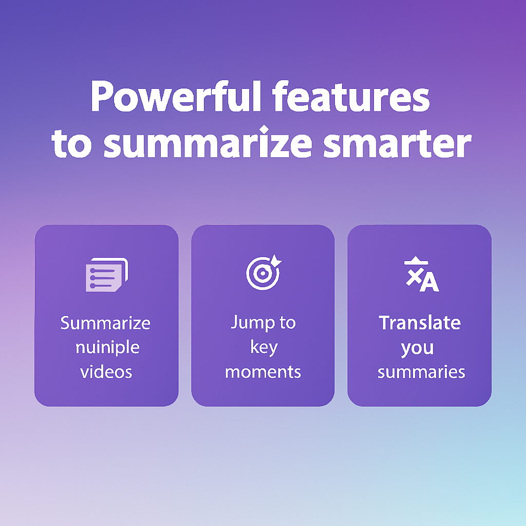 YouTube Summarizer screenshot 3