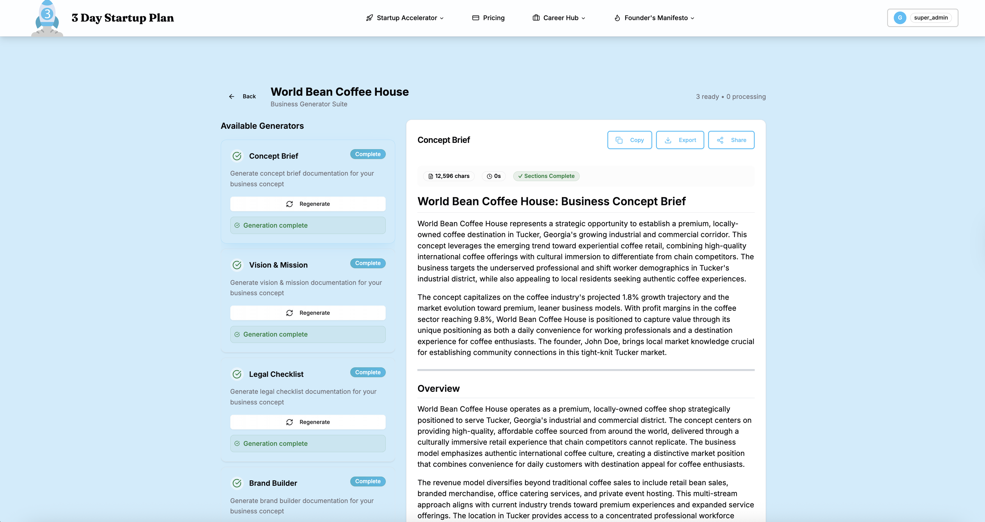 3 Day Startup Plan screenshot 3